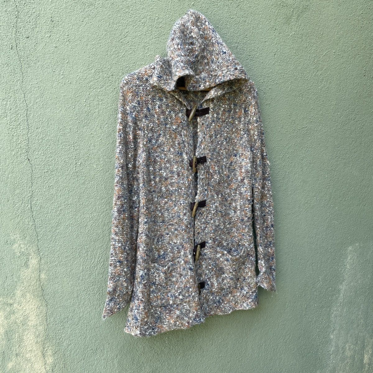 Aran Isles Knitwear Vintage NANEA Mohair Button Ups Hooded Cardigan Knitwear Size US S / EU 44-46 / 1 - 2 Thumbnail