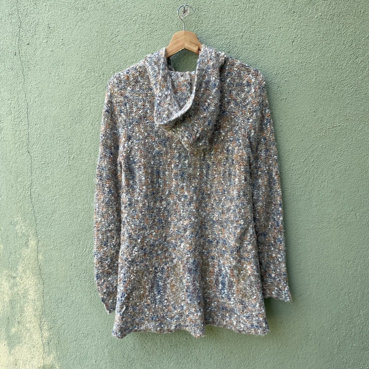 Aran Isles Knitwear Vintage NANEA Mohair Button Ups Hooded Cardigan Knitwear Size US S / EU 44-46 / 1 - 11 Thumbnail