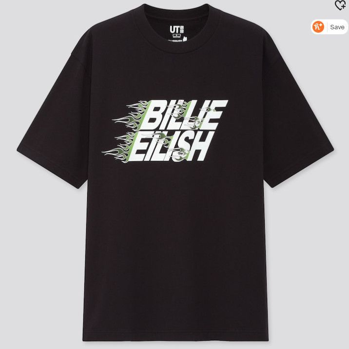 Billie Eilish Small S UNIQLO BILLIE EILISH TAKASHI MURAKAMI BLACK T-SHIRT Size US S / EU 44-46 / 1 - 1 Thumbnail