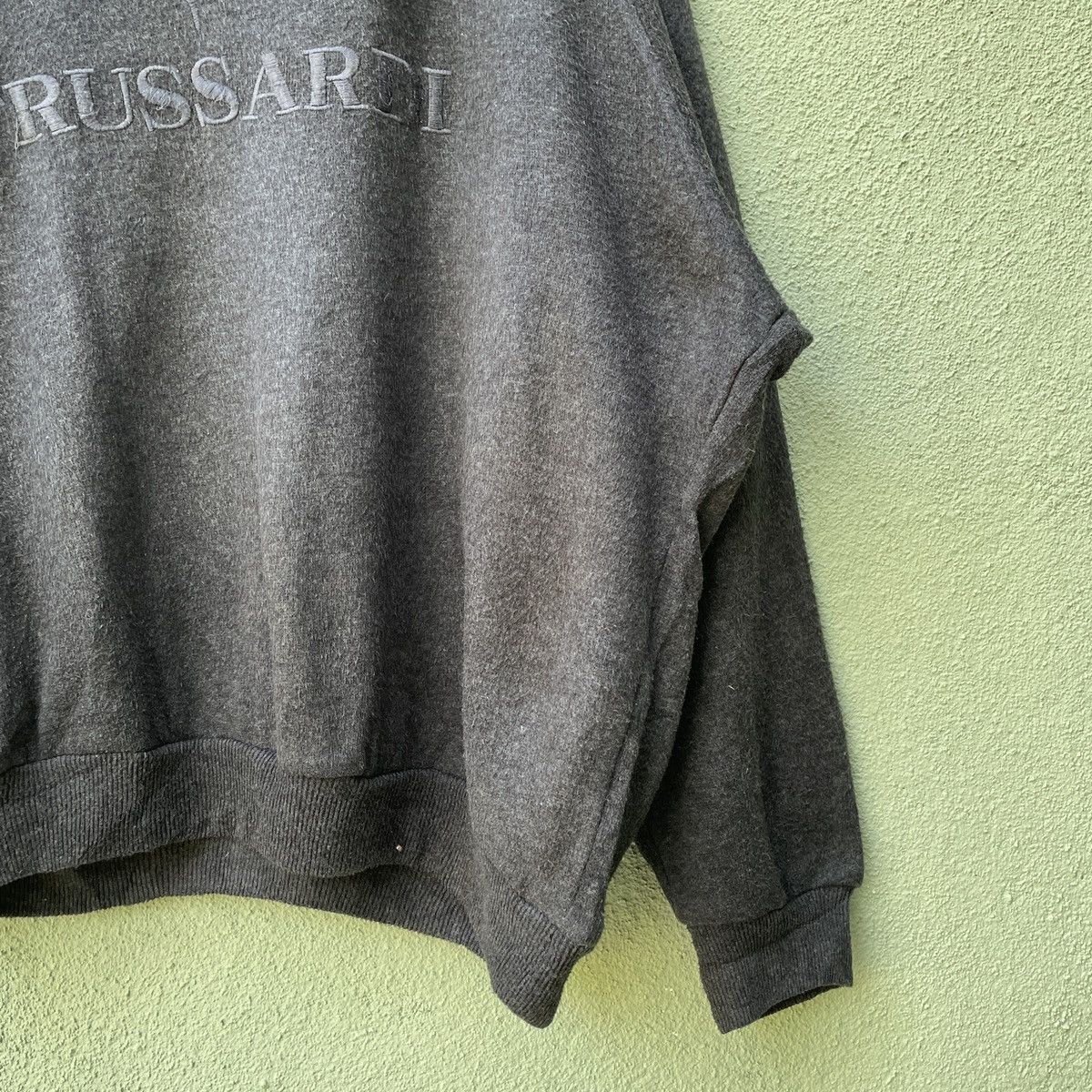 Japanese Brand Vtg TRUSSARDI Embroidery Logo Pullover Sweatshirt Jumper Size US XXL / EU 58 / 5 - 5 Thumbnail