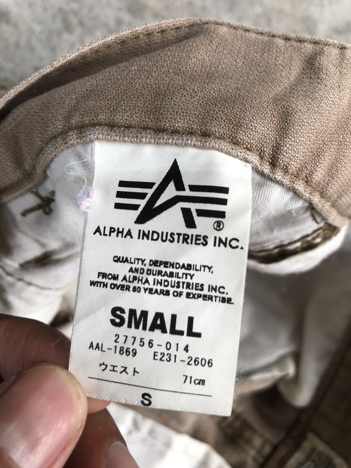 Alpha Industries Alpha Industries Cargo Pants Tactical Multipocket Size US 30 / EU 46 - 15 Thumbnail