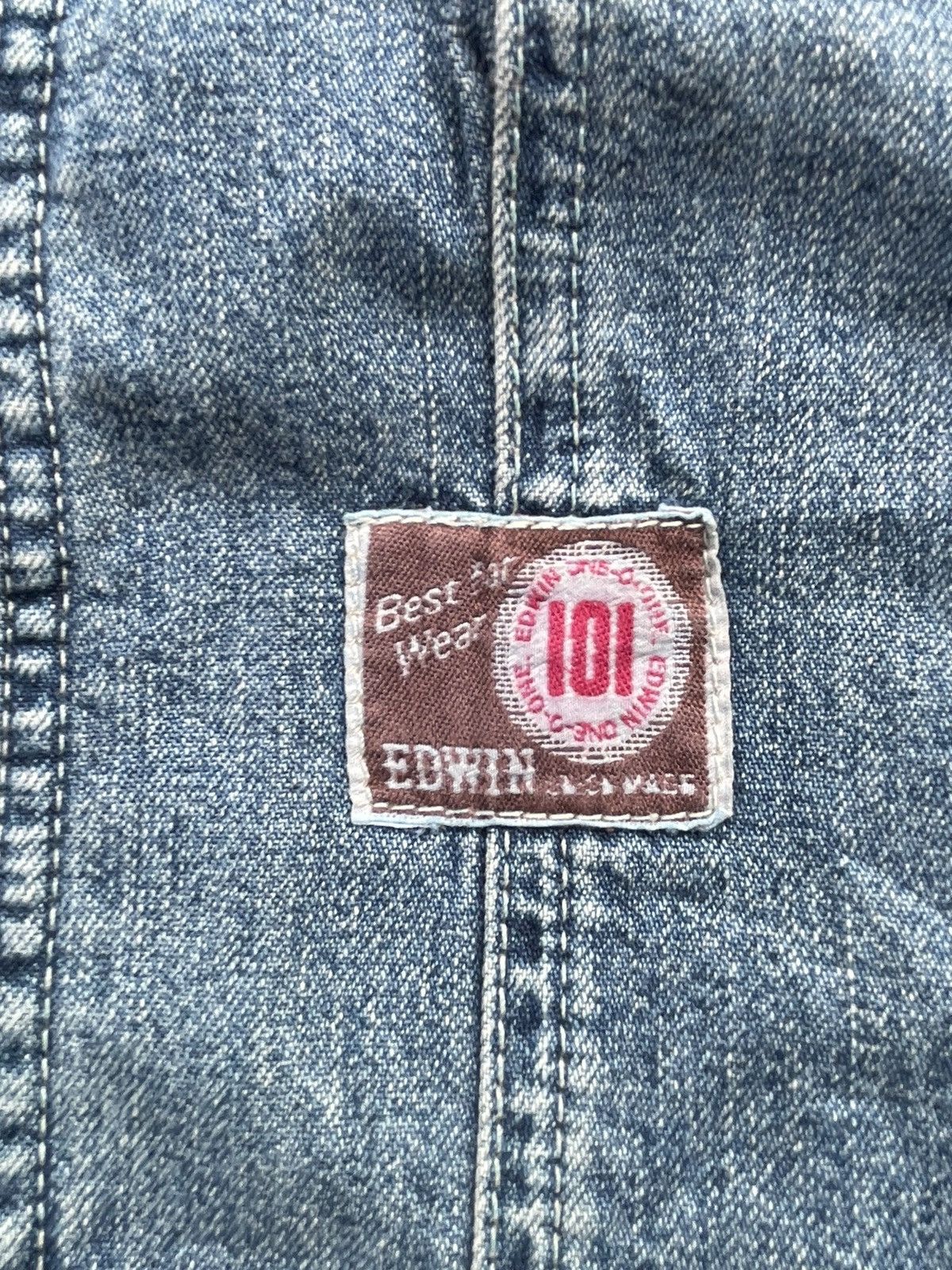 Edwin × Vintage Vintage Edwin 101 Denim Overall Size US 38 / EU 54 - 14 Thumbnail
