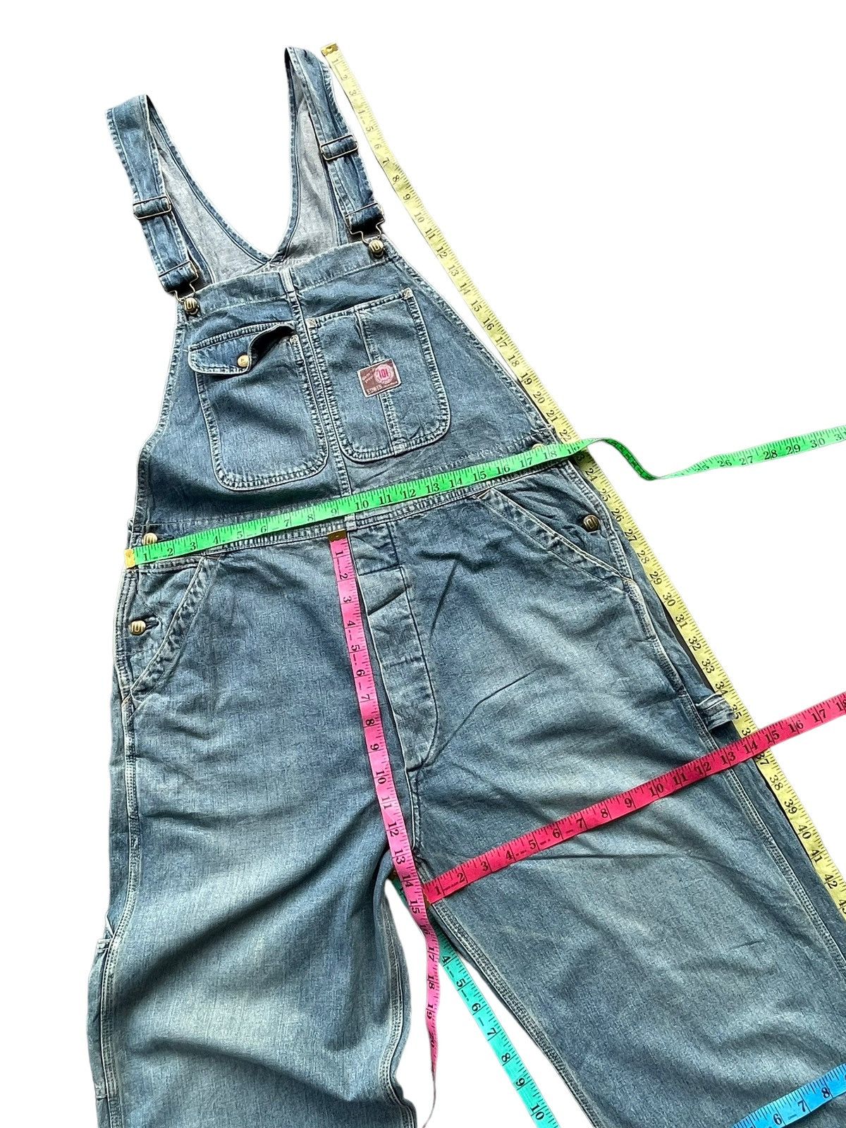 Edwin × Vintage Vintage Edwin 101 Denim Overall Size US 38 / EU 54 - 19 Thumbnail