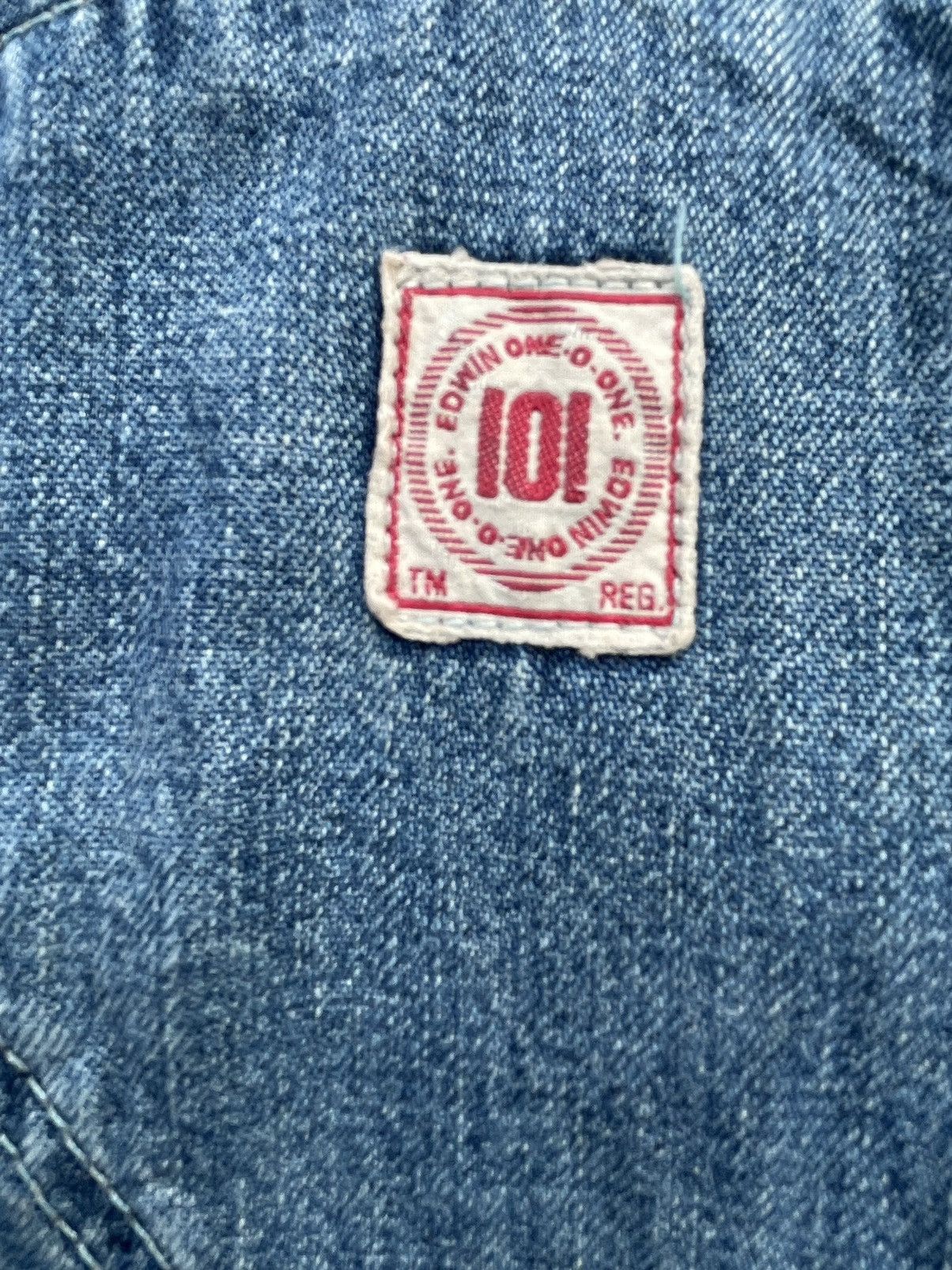 Edwin × Vintage Vintage Edwin 101 Denim Overall Size US 38 / EU 54 - 9 Thumbnail