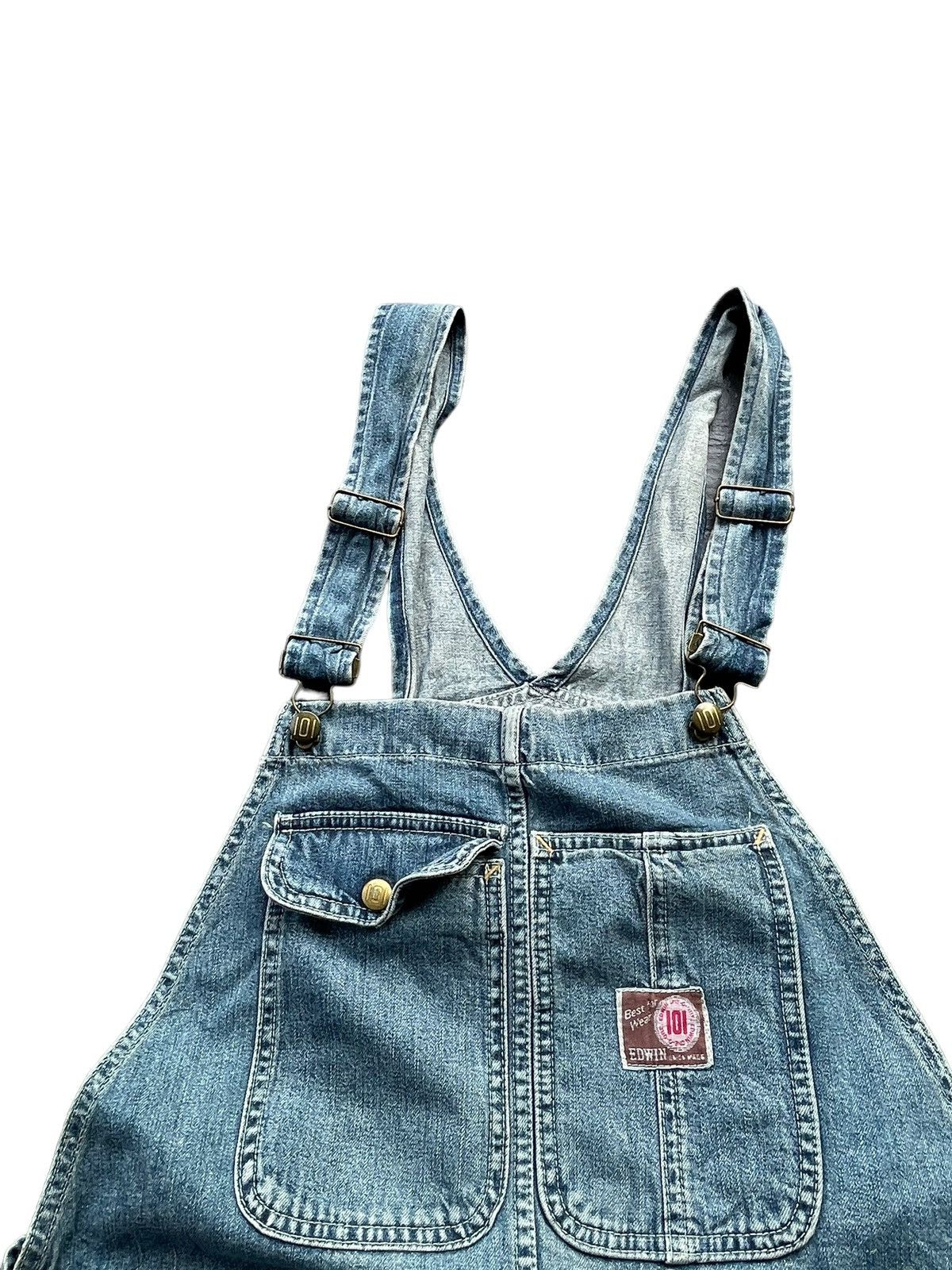 Edwin × Vintage Vintage Edwin 101 Denim Overall Size US 38 / EU 54 - 5 Thumbnail