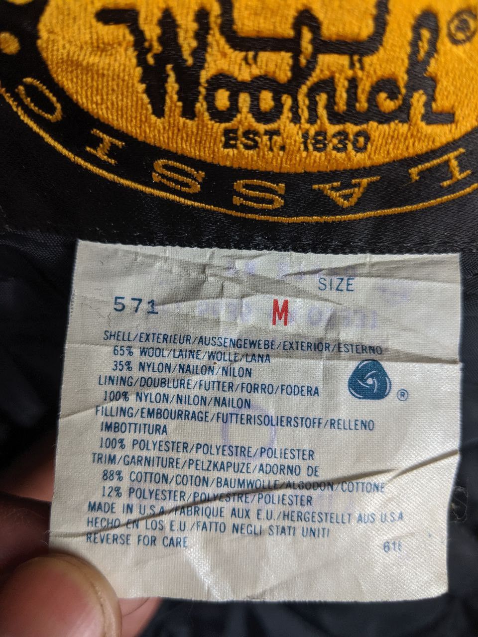 Vintage × Woolrich Woolen Mills Vintage Woolrich Heavy Coat Jacket Size US M / EU 48-50 / 2 - 11 Thumbnail