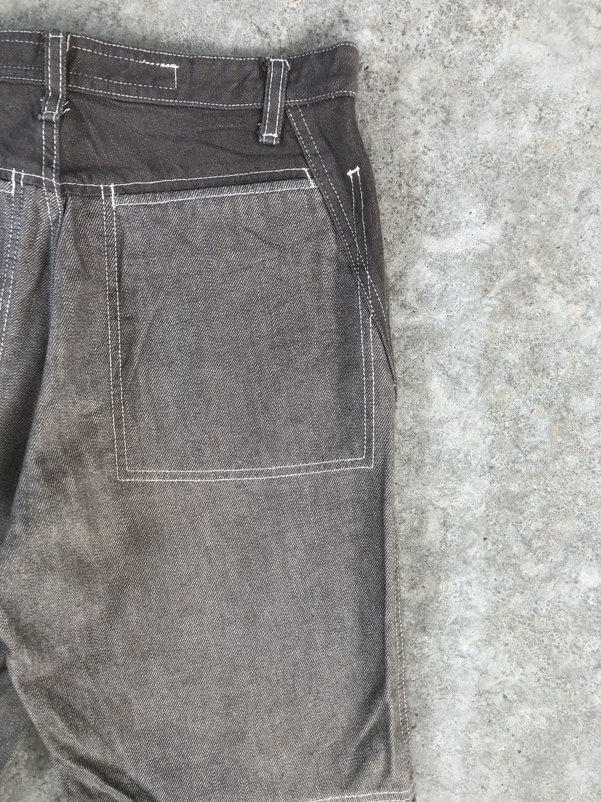 Marithe + Francois Girbaud Marithe Francois Girbaud Baggy Pants Flare Pants Selvedge Size US 29 - 10 Thumbnail