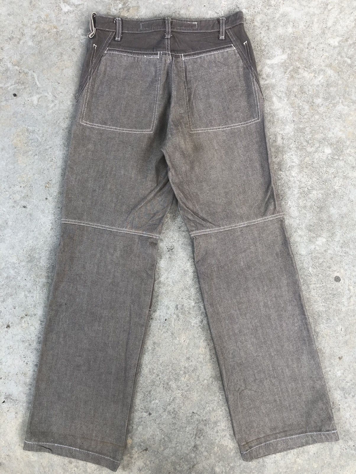 Marithe + Francois Girbaud Marithe Francois Girbaud Baggy Pants Flare Pants Selvedge Size US 29 - 2 Thumbnail