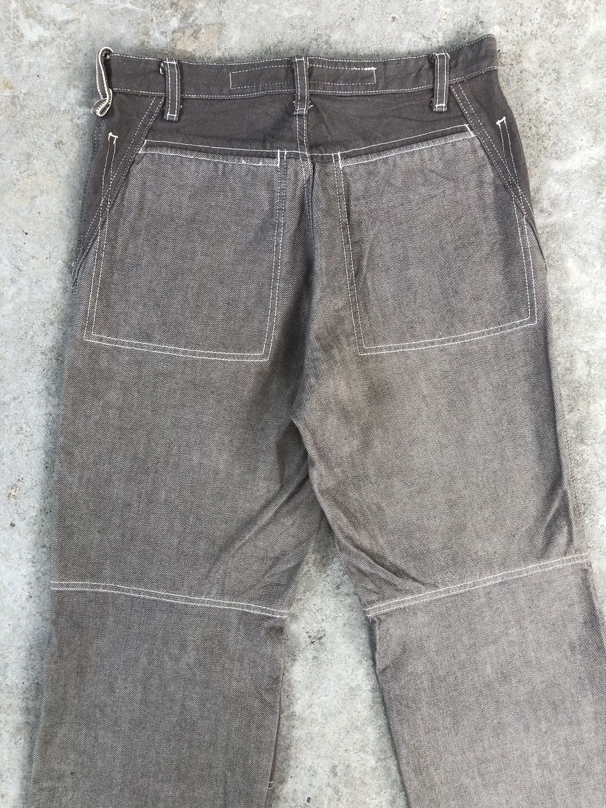 Marithe + Francois Girbaud Marithe Francois Girbaud Baggy Pants Flare Pants Selvedge Size US 29 - 8 Thumbnail