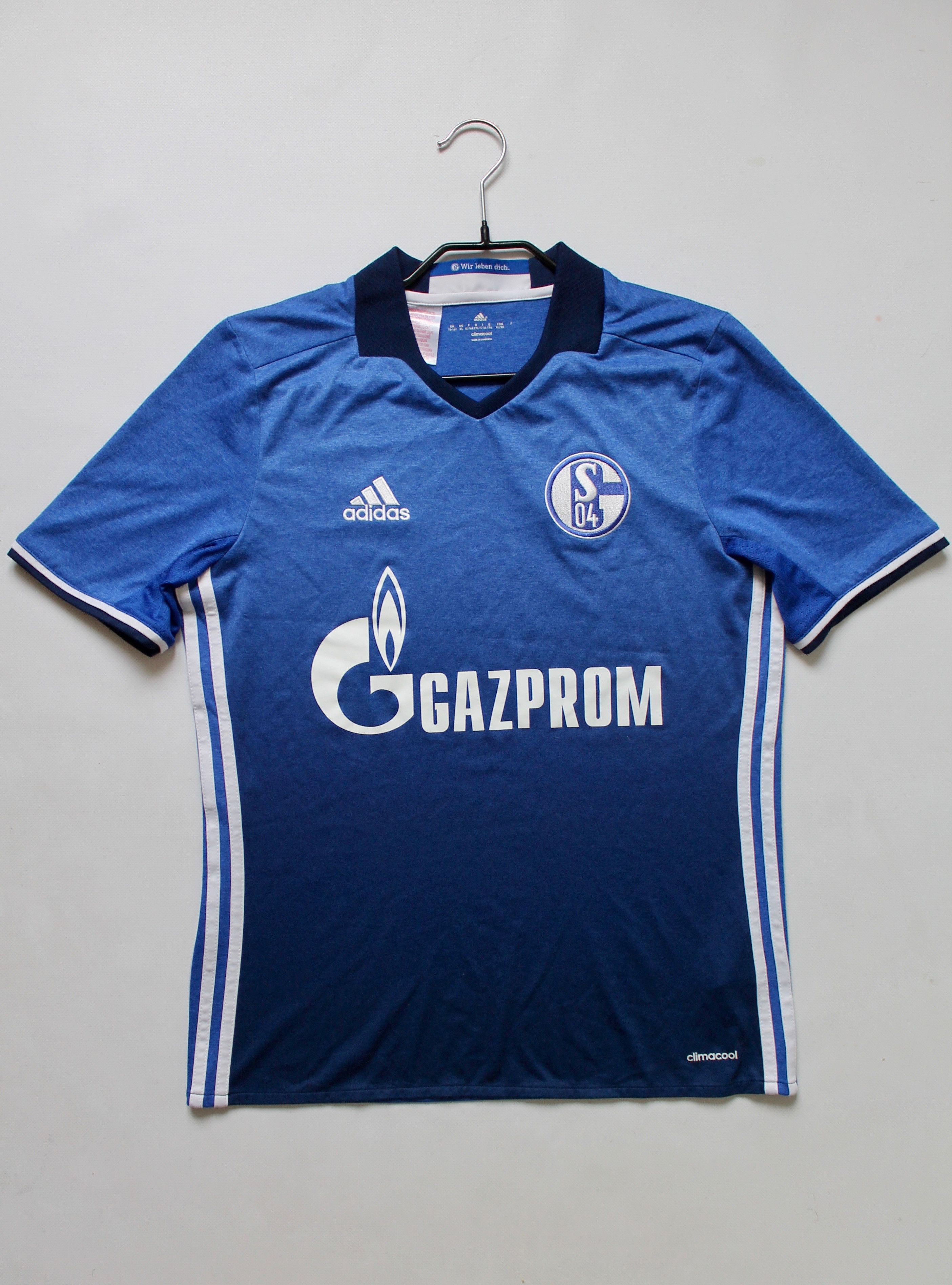 Adidas 2016 Schalke 04 Home Jersey Young XL - Like Adult S Size US S / EU 44-46 / 1 - 10 Thumbnail
