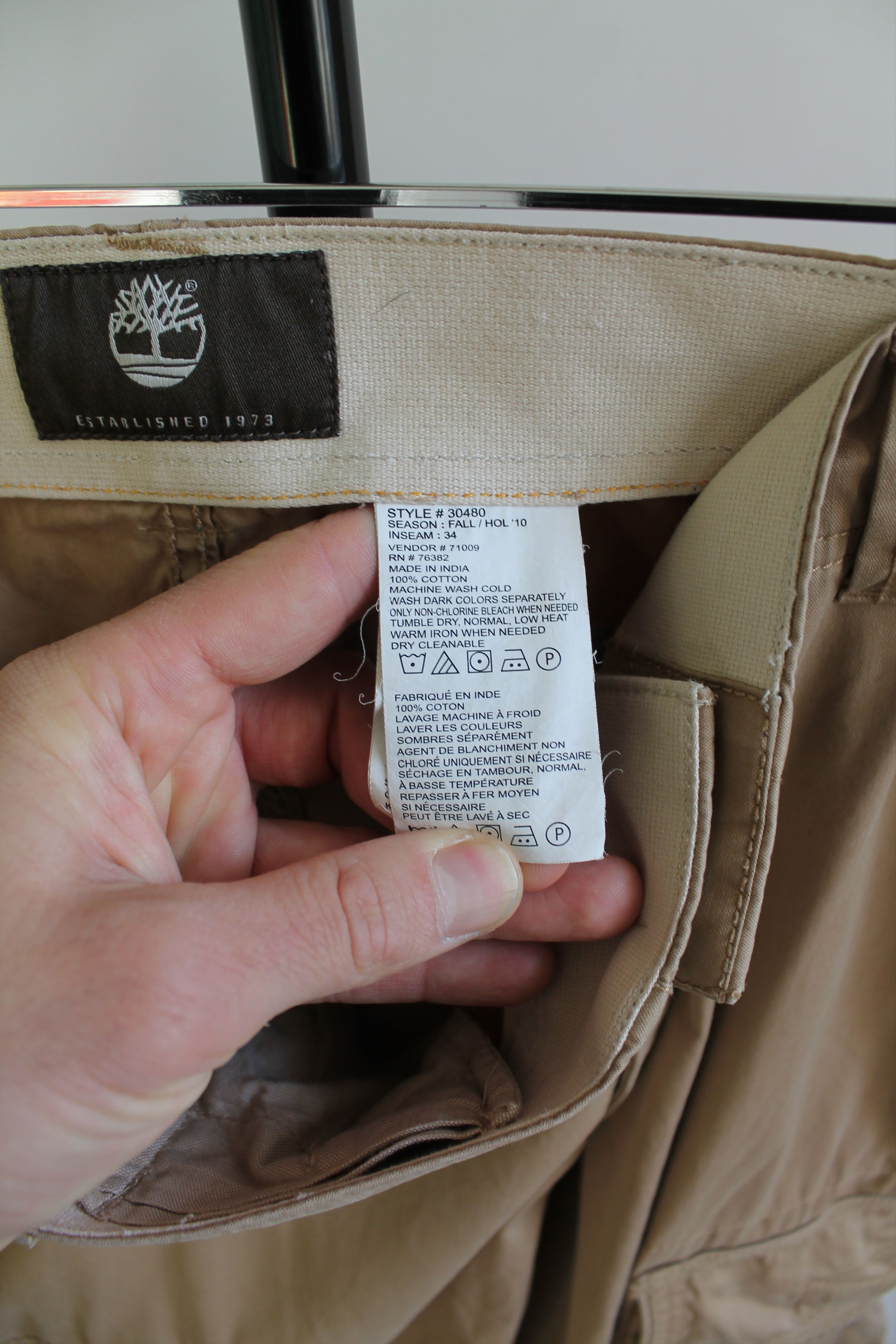 Timberland Timberland Bayfield Cargo Pants 36 - 38 Beige Size US 38 / EU 54 - 8 Thumbnail