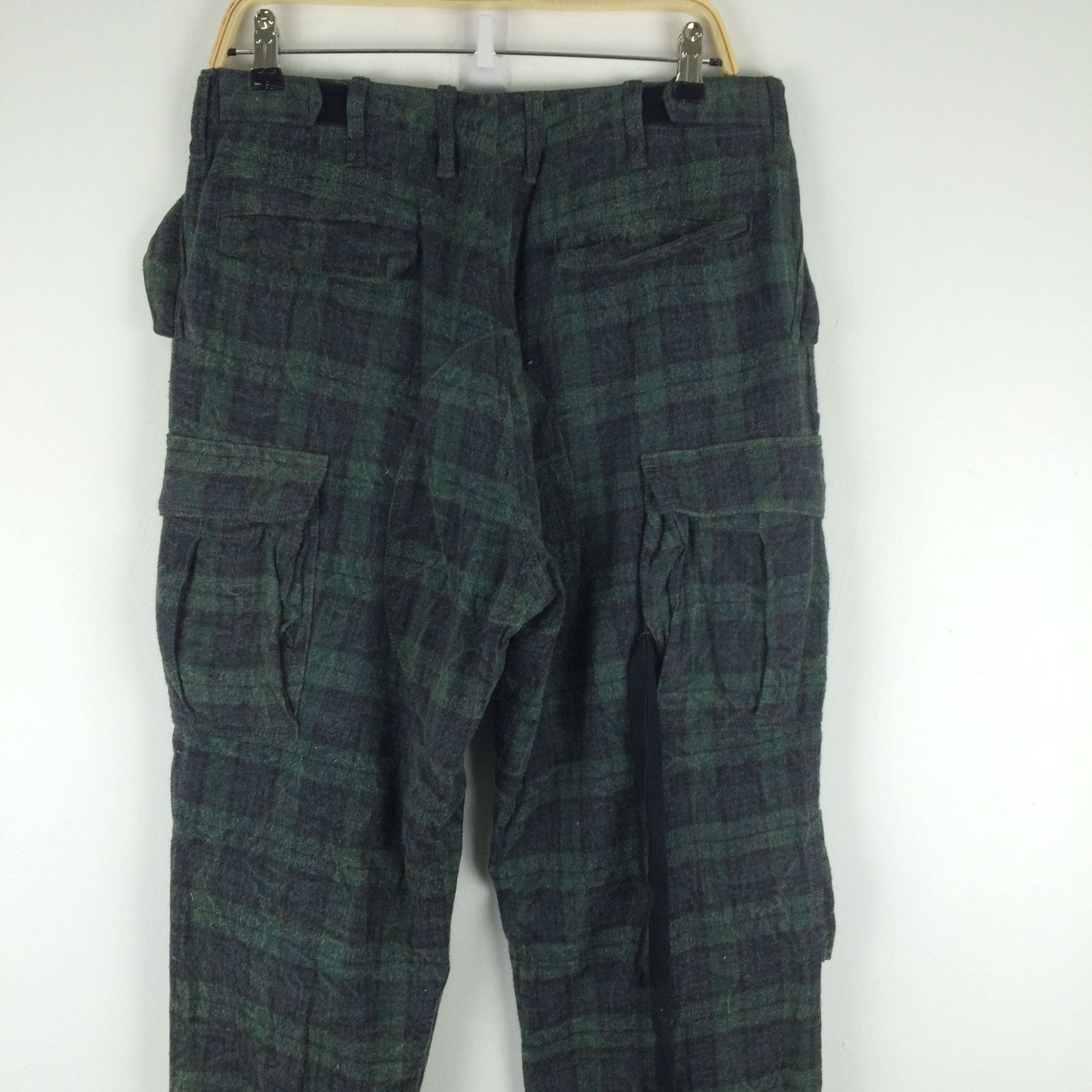 Dream And Destroy × Japanese Brand × Seditionaries X148 JAPAN DESTROY BABYLON TARTAN TACTICAL PUNK CARGO PANTS Size US 34 / EU 50 - 3 Thumbnail