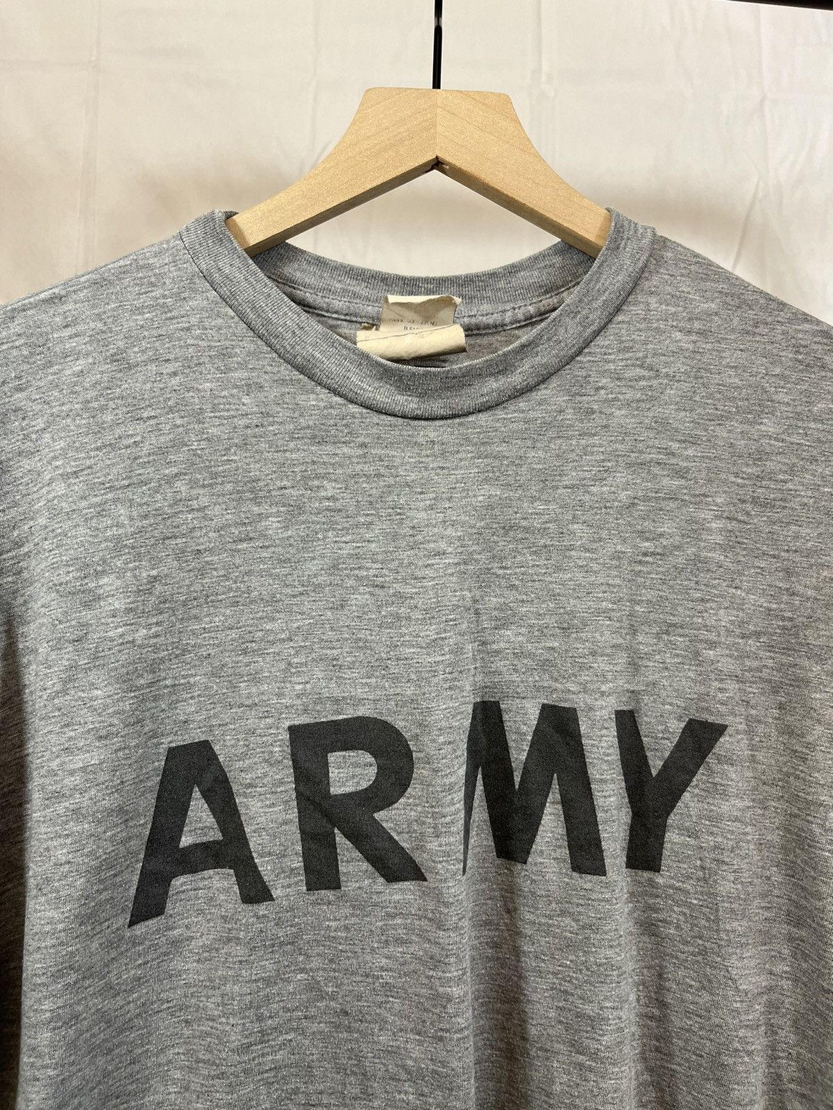 Vintage Vintage ARMY Thin Faded Basic Military Tee Size US L / EU 52-54 / 3 - 3 Thumbnail