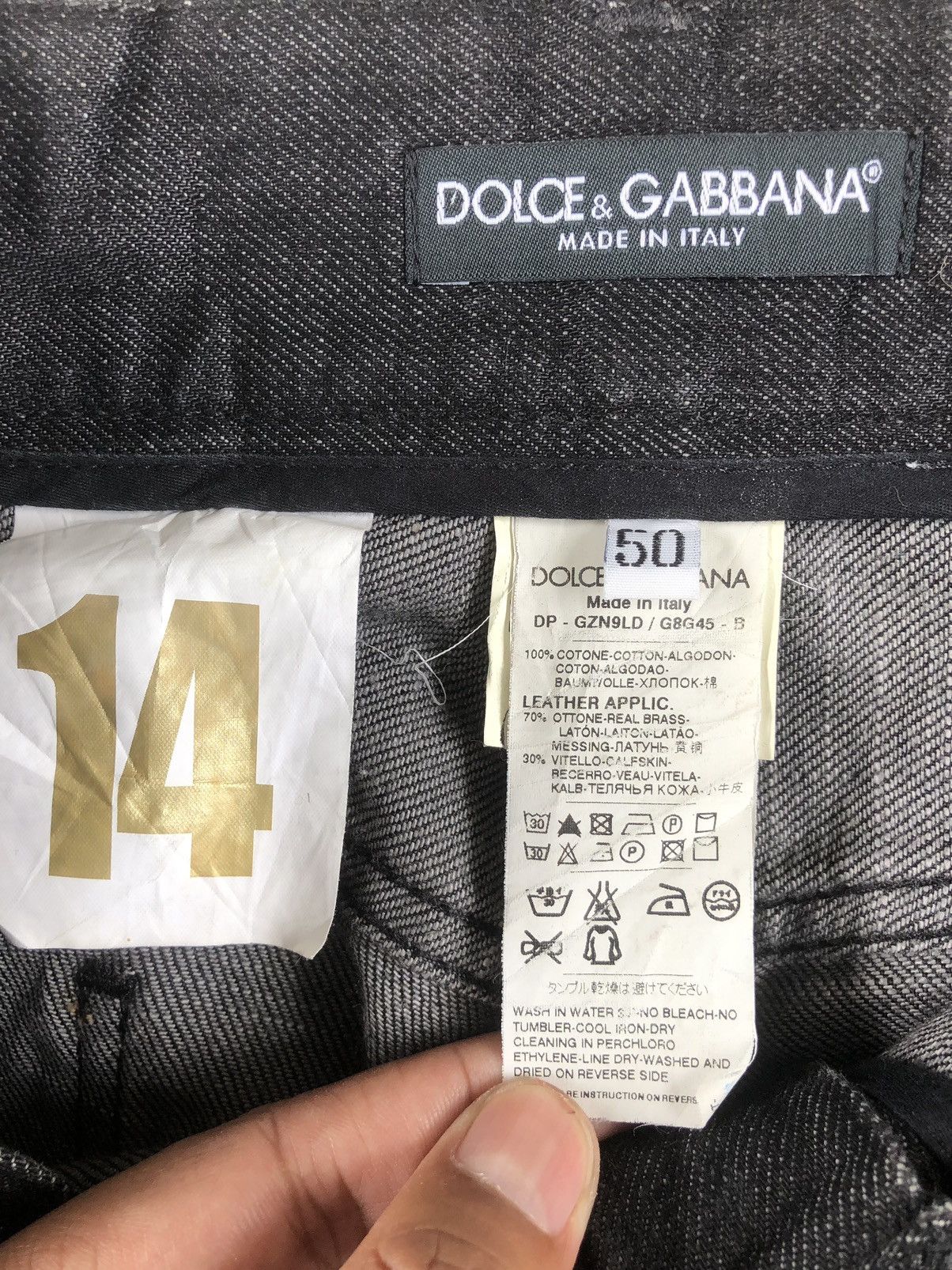 Dolce & Gabbana Dolce & Gabbana Jeans Slim Cut Size US 35 - 13 Thumbnail