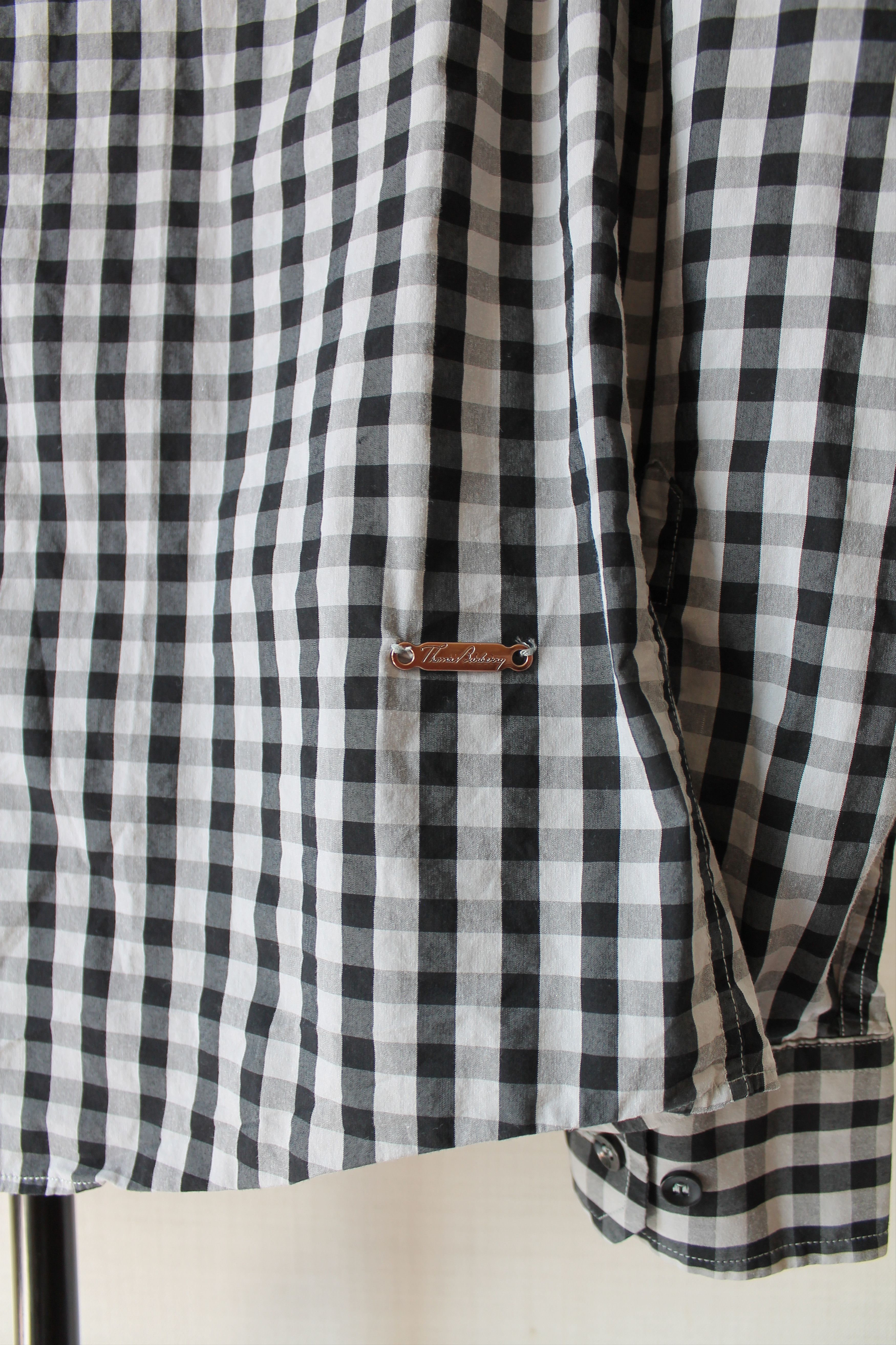 Burberry Thomas Burberry Checkered Shirt Long Sleeve Size US XL / EU 56 / 4 - 8 Thumbnail