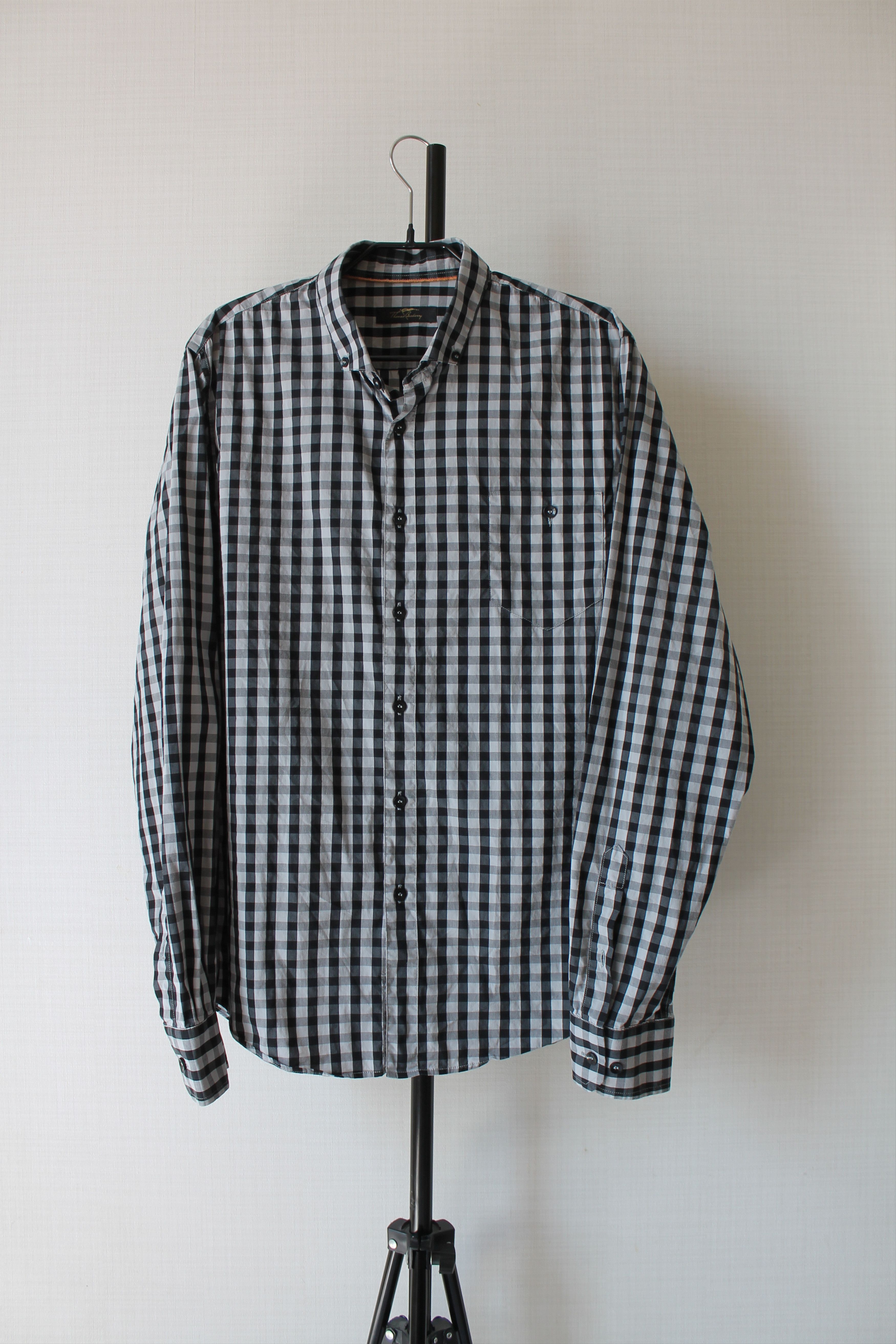 Burberry Thomas Burberry Checkered Shirt Long Sleeve Size US XL / EU 56 / 4 - 2 Thumbnail