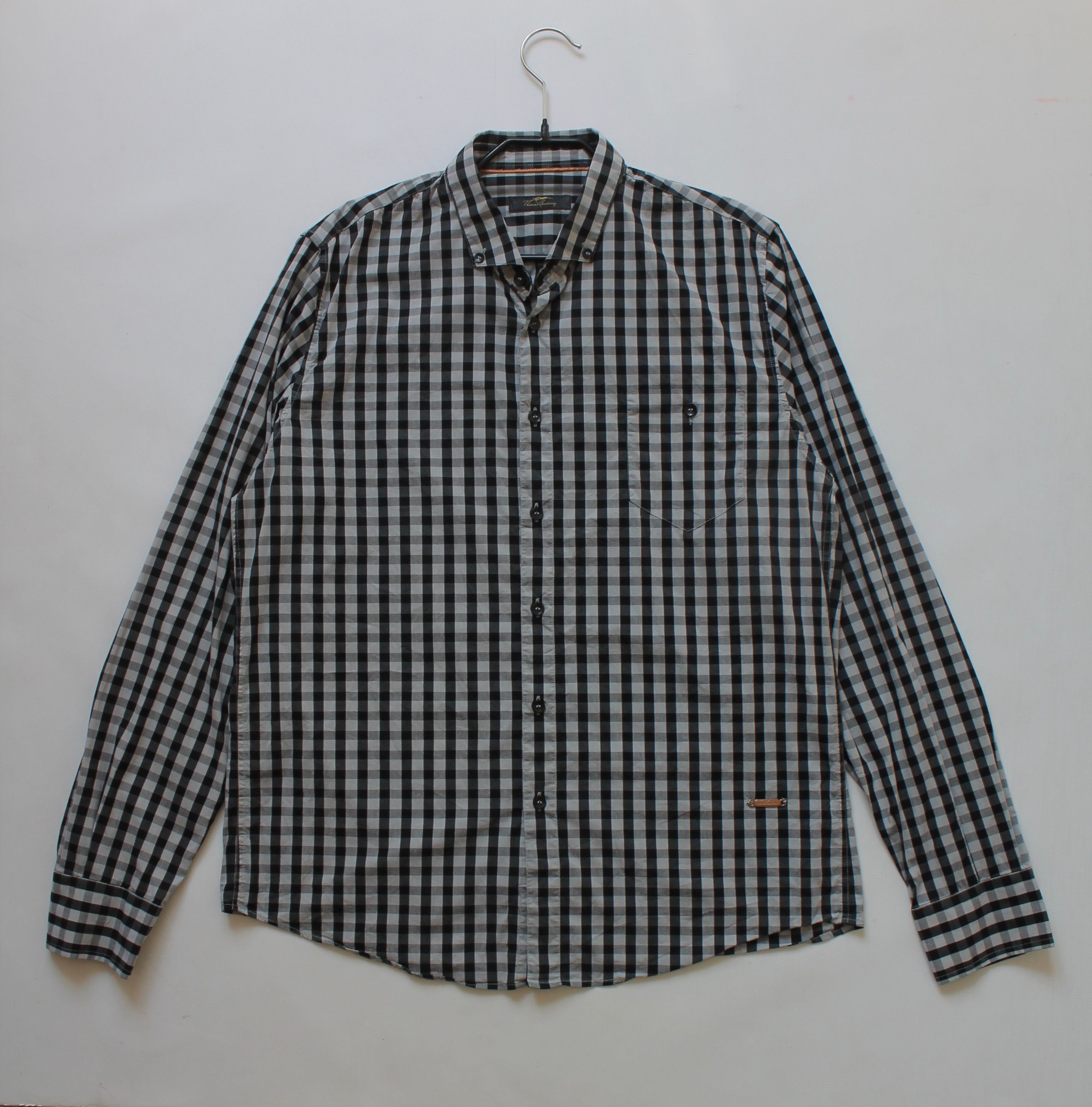 Burberry Thomas Burberry Checkered Shirt Long Sleeve Size US XL / EU 56 / 4 - 10 Thumbnail