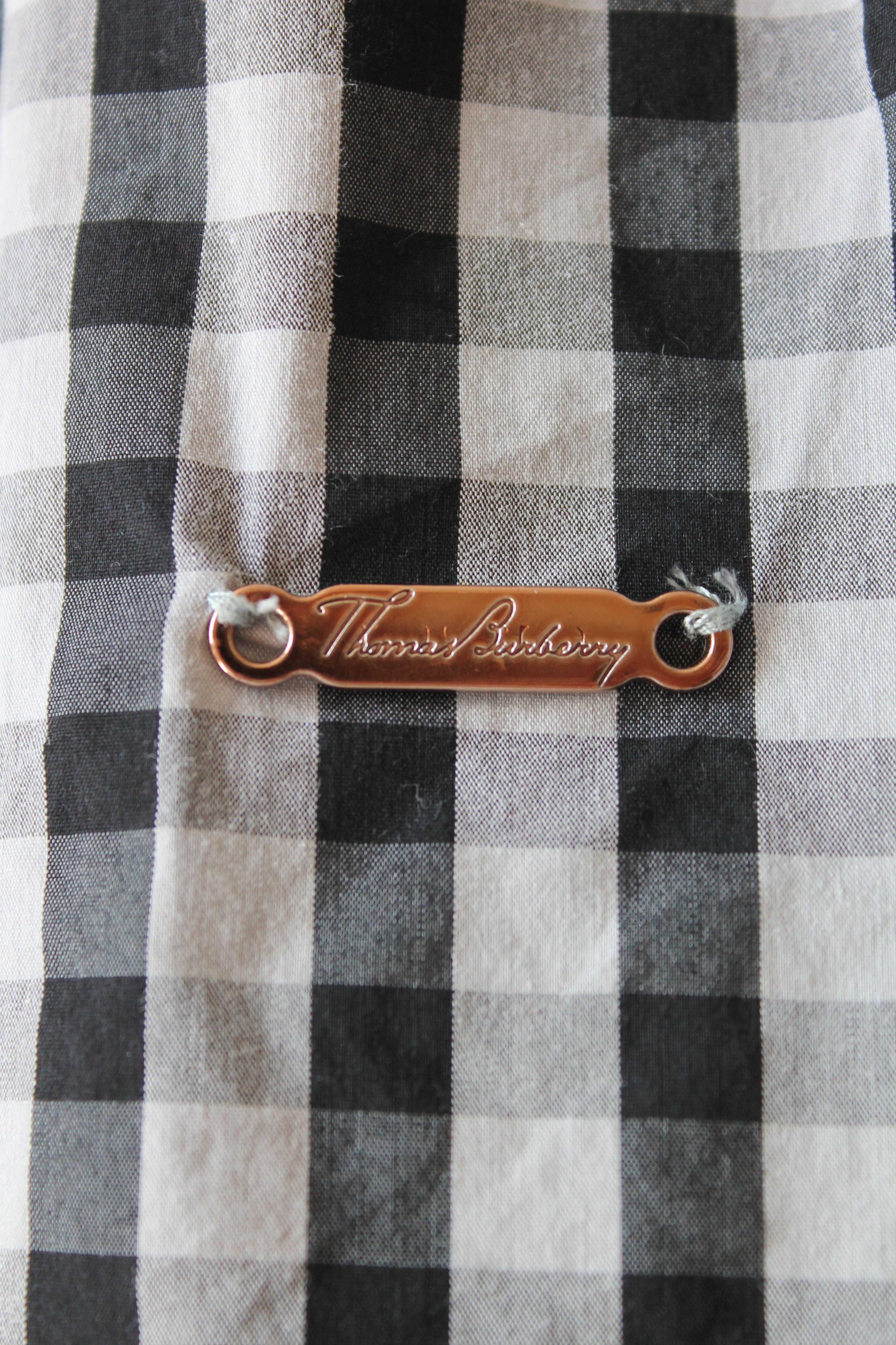 Burberry Thomas Burberry Checkered Shirt Long Sleeve Size US XL / EU 56 / 4 - 9 Thumbnail