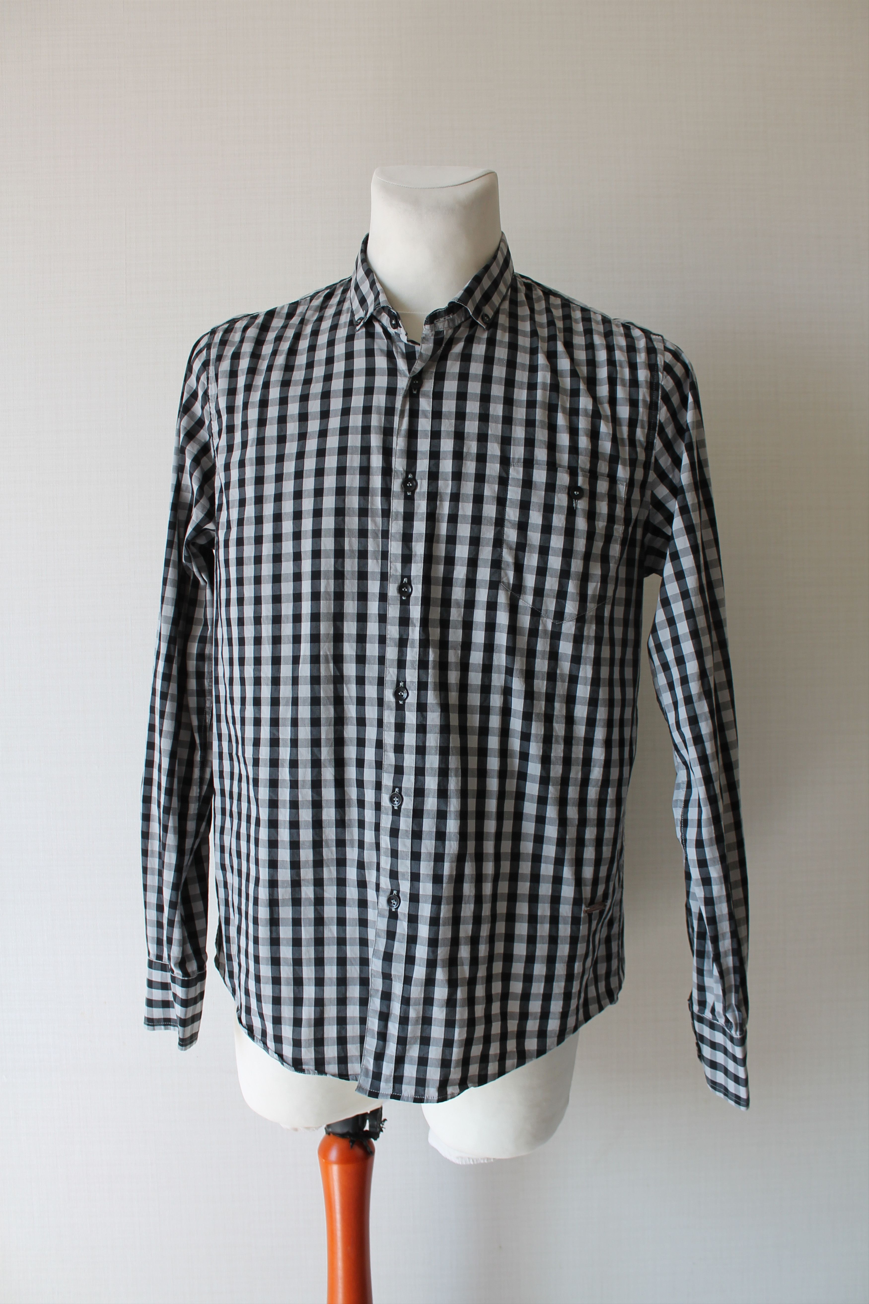 Burberry Thomas Burberry Checkered Shirt Long Sleeve Size US XL / EU 56 / 4 - 1 Thumbnail