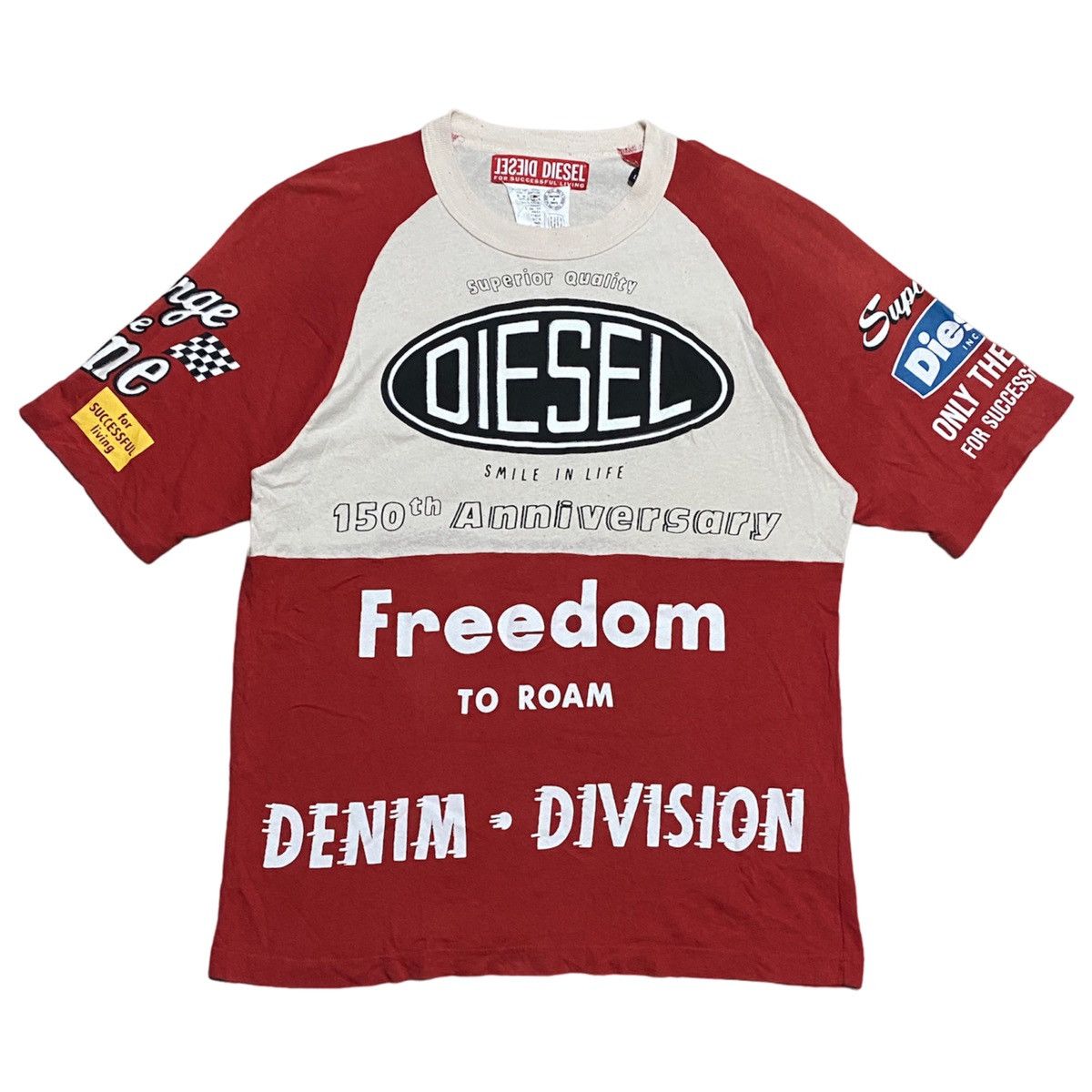 Vintage 90s Diesel 150th Anniversary Motorsports Tee