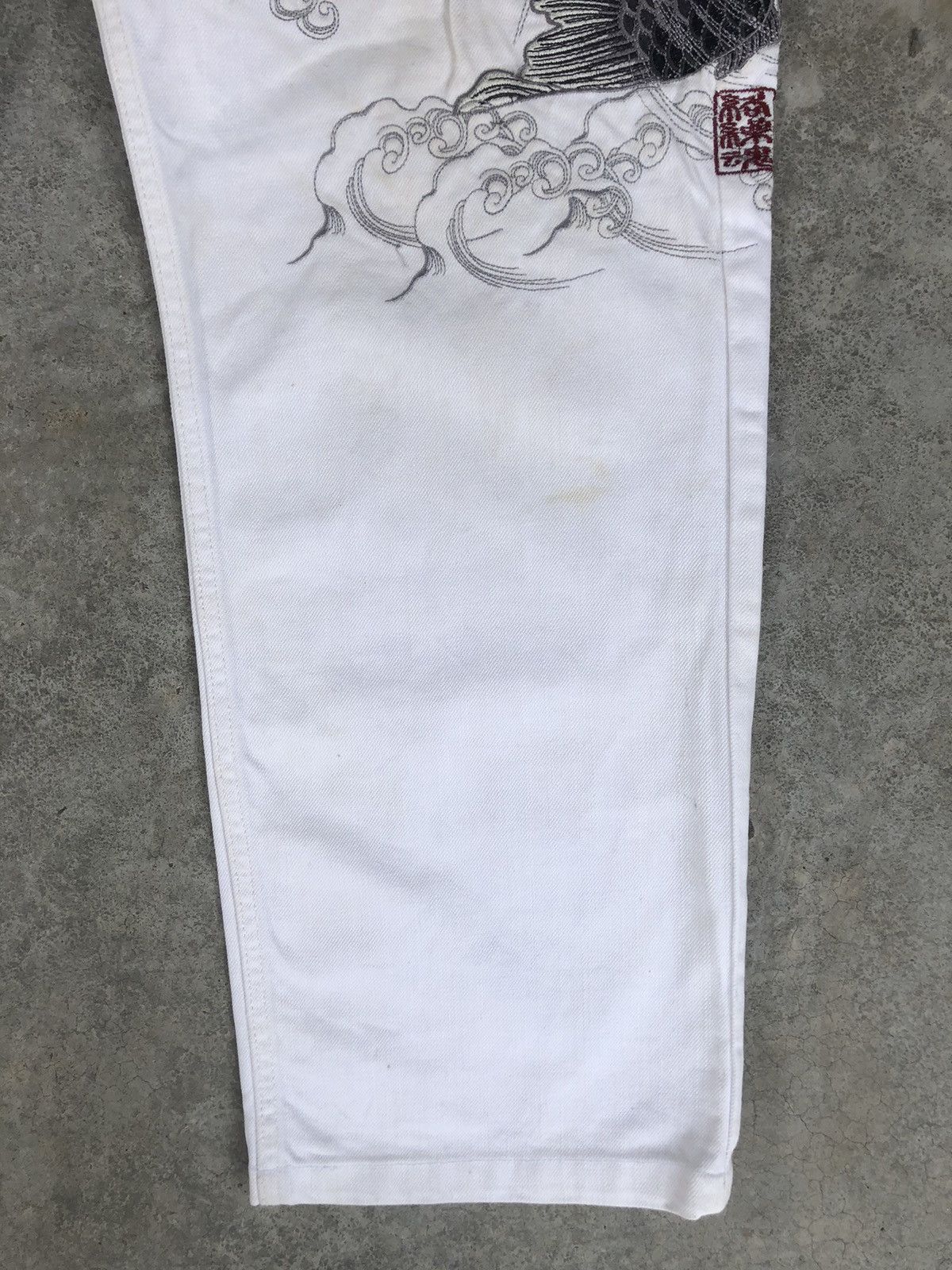 Karakuri Tamashii Karakuri Tamashi Embroidered Jeans Multipocket Size US 33 - 7 Thumbnail