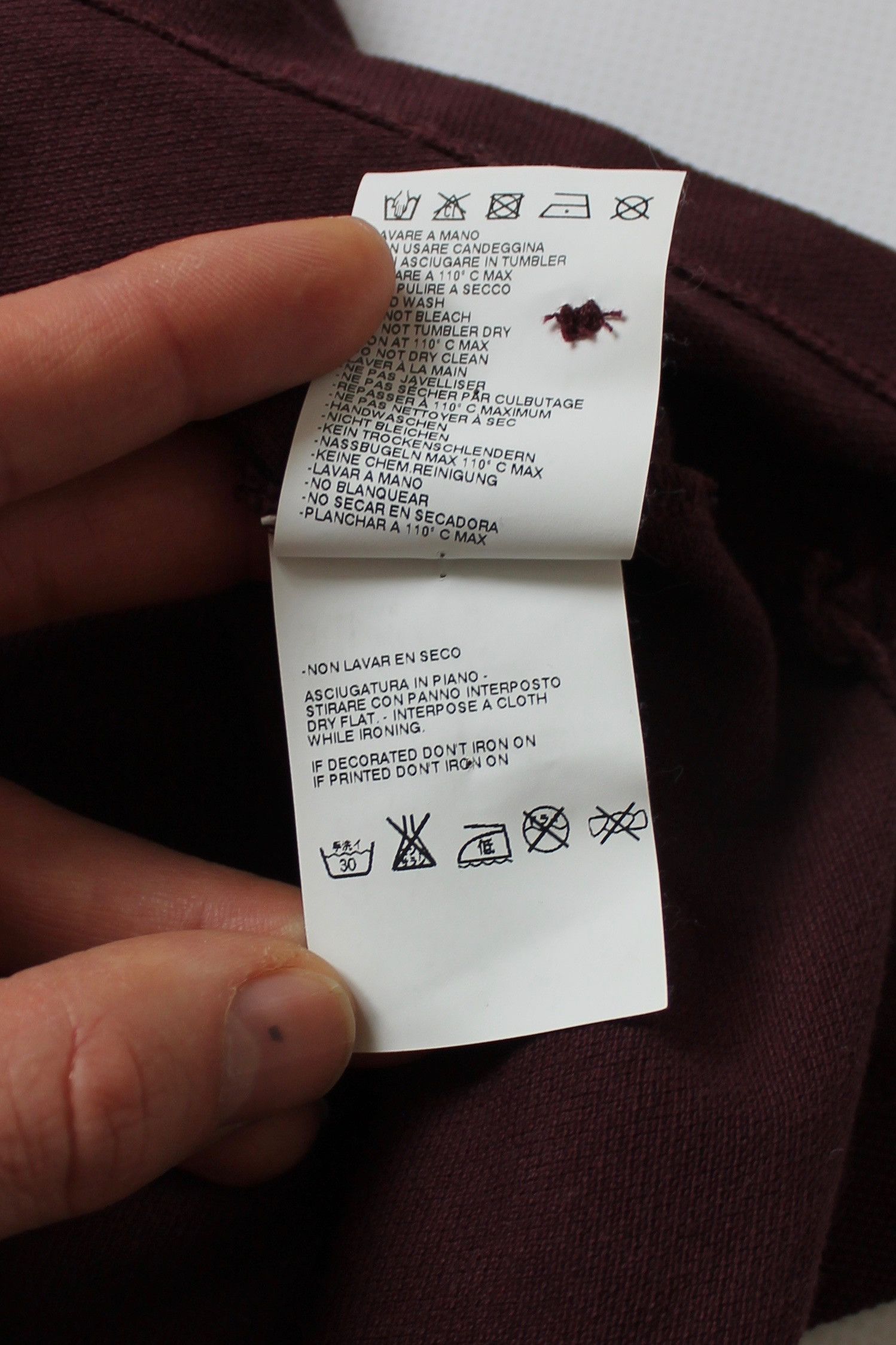 Vivienne Westwood Vivienne Westwood Vintage Polo Shirt Burgundy Size US L / EU 52-54 / 3 - 12 Thumbnail