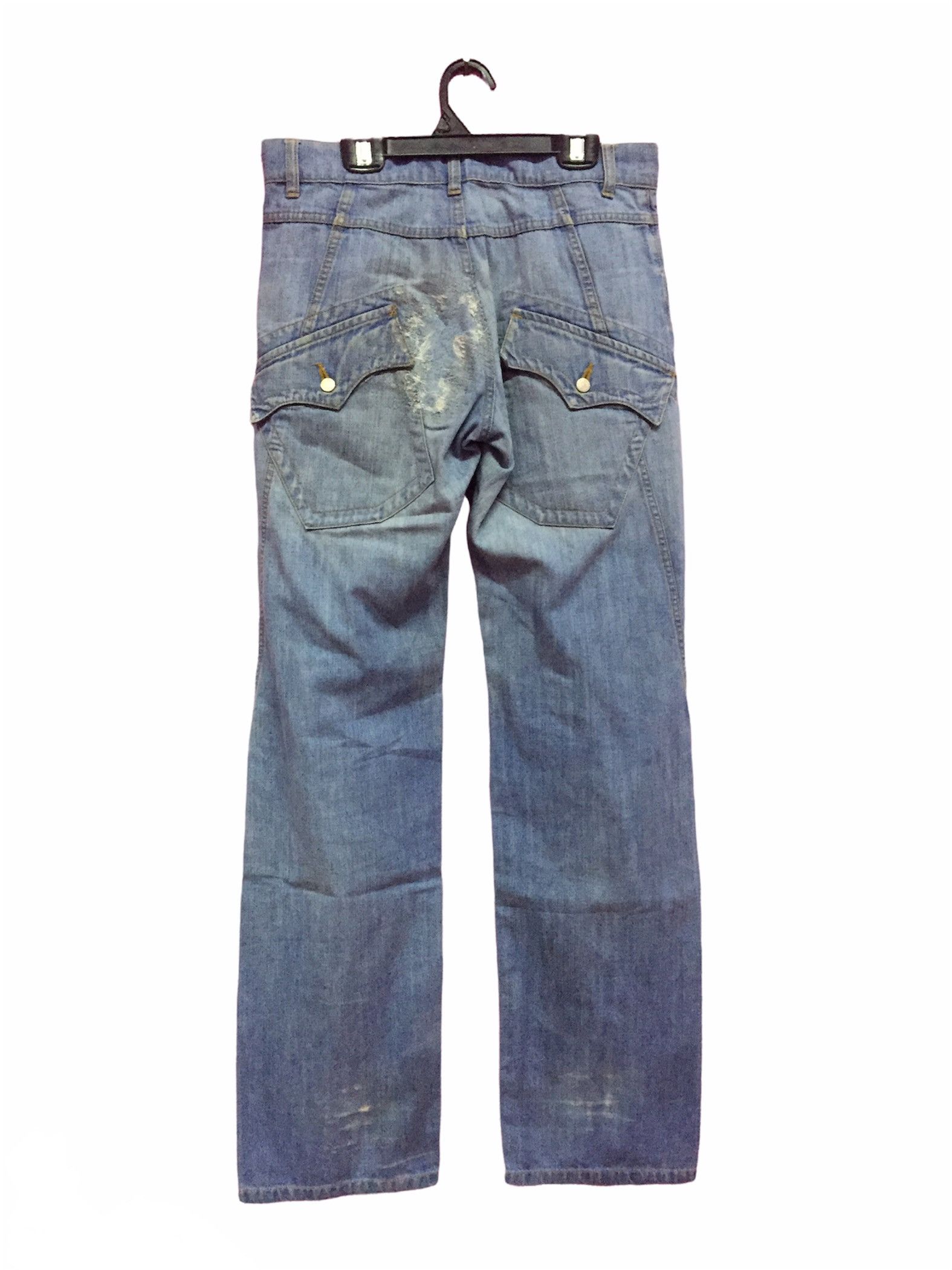 CABANE de ZUCCa × Issey Miyake Zucca Denim Jeans Size US 30 / EU 46 - 2 Thumbnail