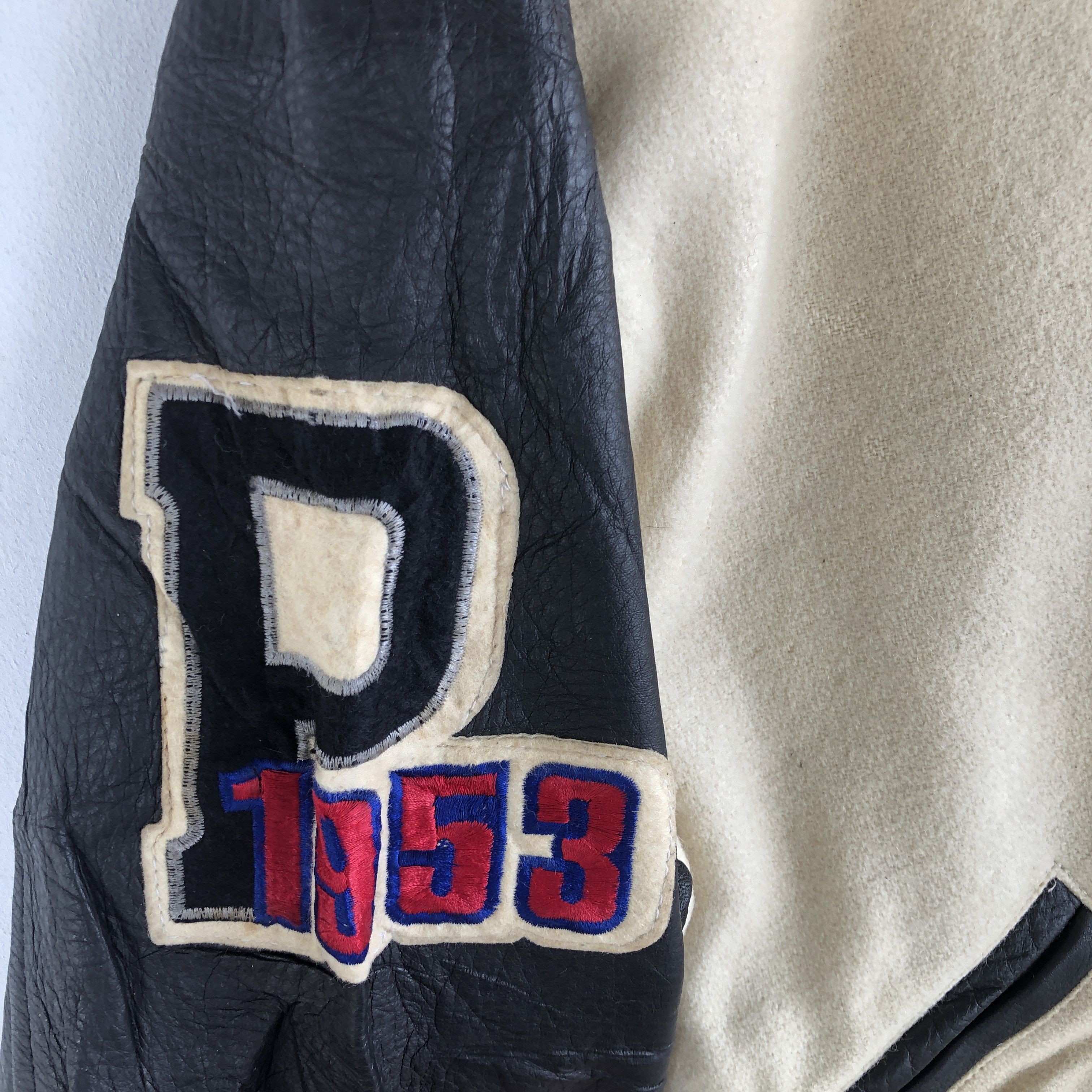 Japanese Brand Flavor Varsity Jackets Letterman Leather Wool Jacket Size US L / EU 52-54 / 3 - 9 Thumbnail