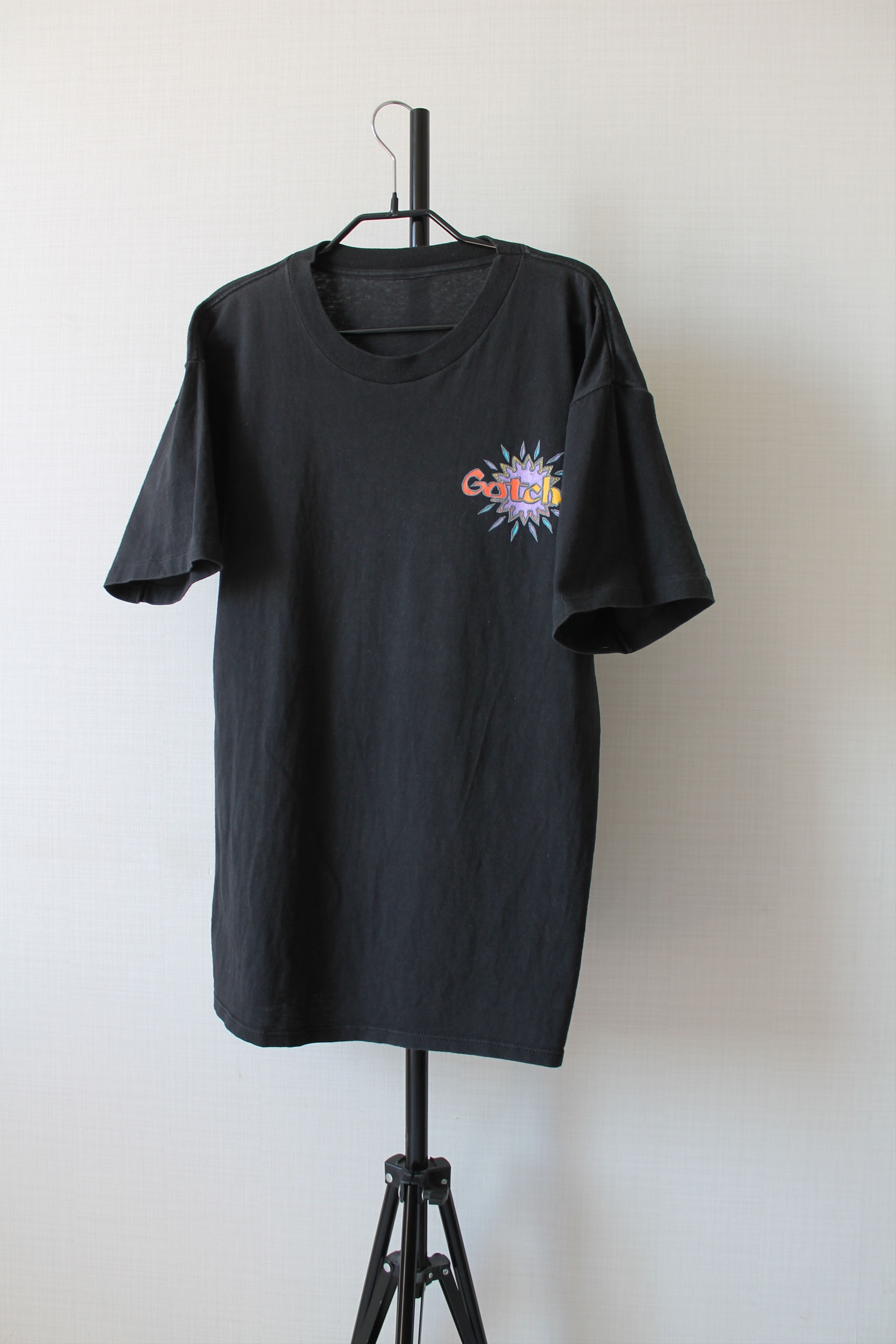 Vintage 1992 Gotcha International Vintage T shirt Sunfaded black Size US L / EU 52-54 / 3 - 2 Thumbnail