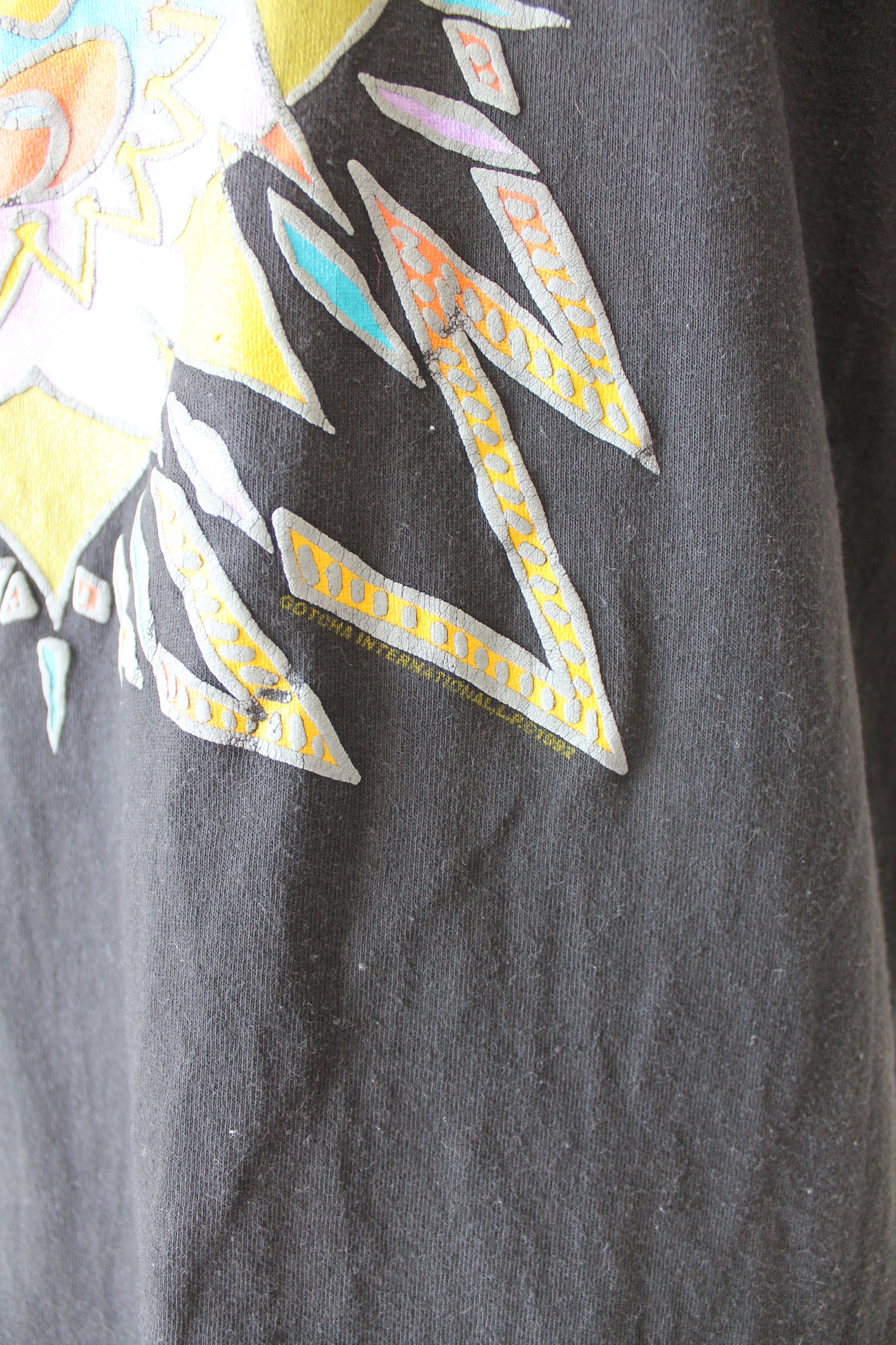 Vintage 1992 Gotcha International Vintage T shirt Sunfaded black Size US L / EU 52-54 / 3 - 9 Thumbnail