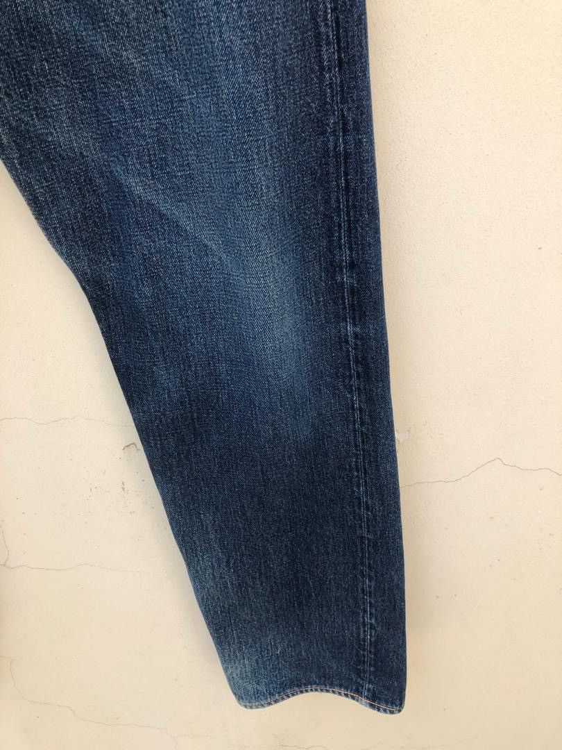 Evisu × Vintage Vintage Evisu Flame Painter Cinch Back Selvedge Denim Jeans Size US 32 / EU 48 - 19 Thumbnail