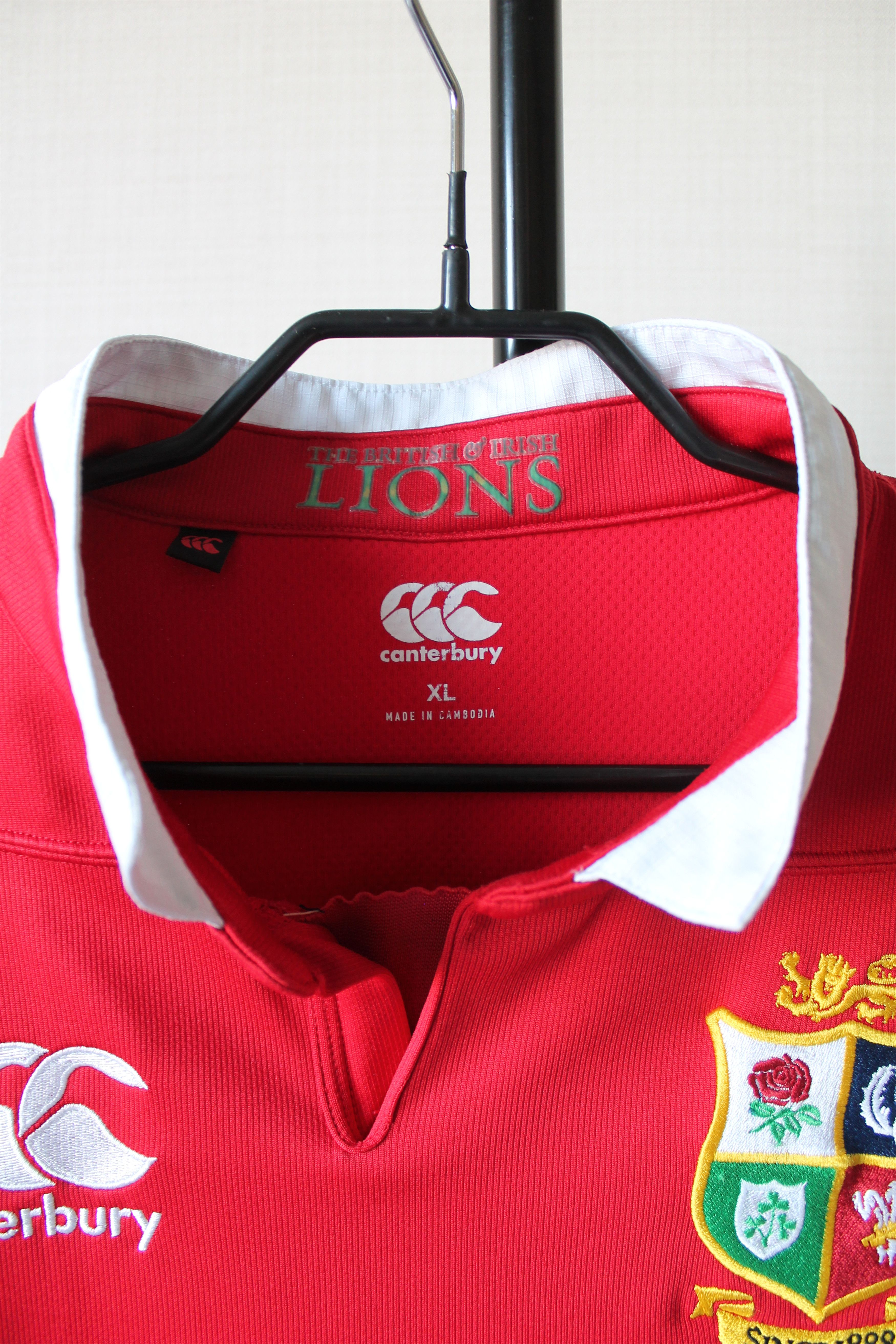 Canterbury of New Zealand 2017 Rugby British & Irish Lions VapoShield jersey Size US XL / EU 56 / 4 - 3 Thumbnail