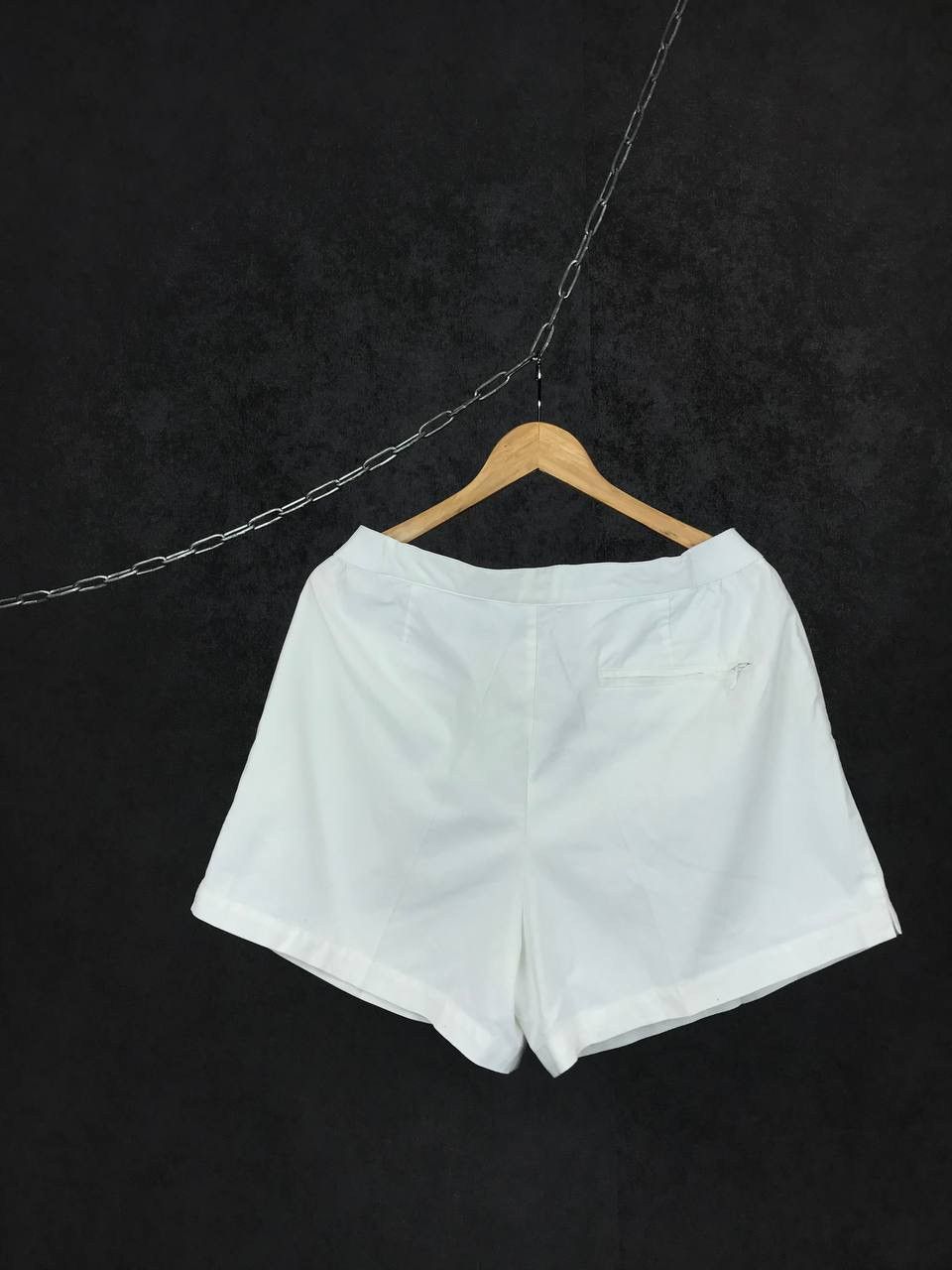Vintage Nike swoosh streetwear vintage white shorts Size US 34 / EU 50 - 5 Thumbnail
