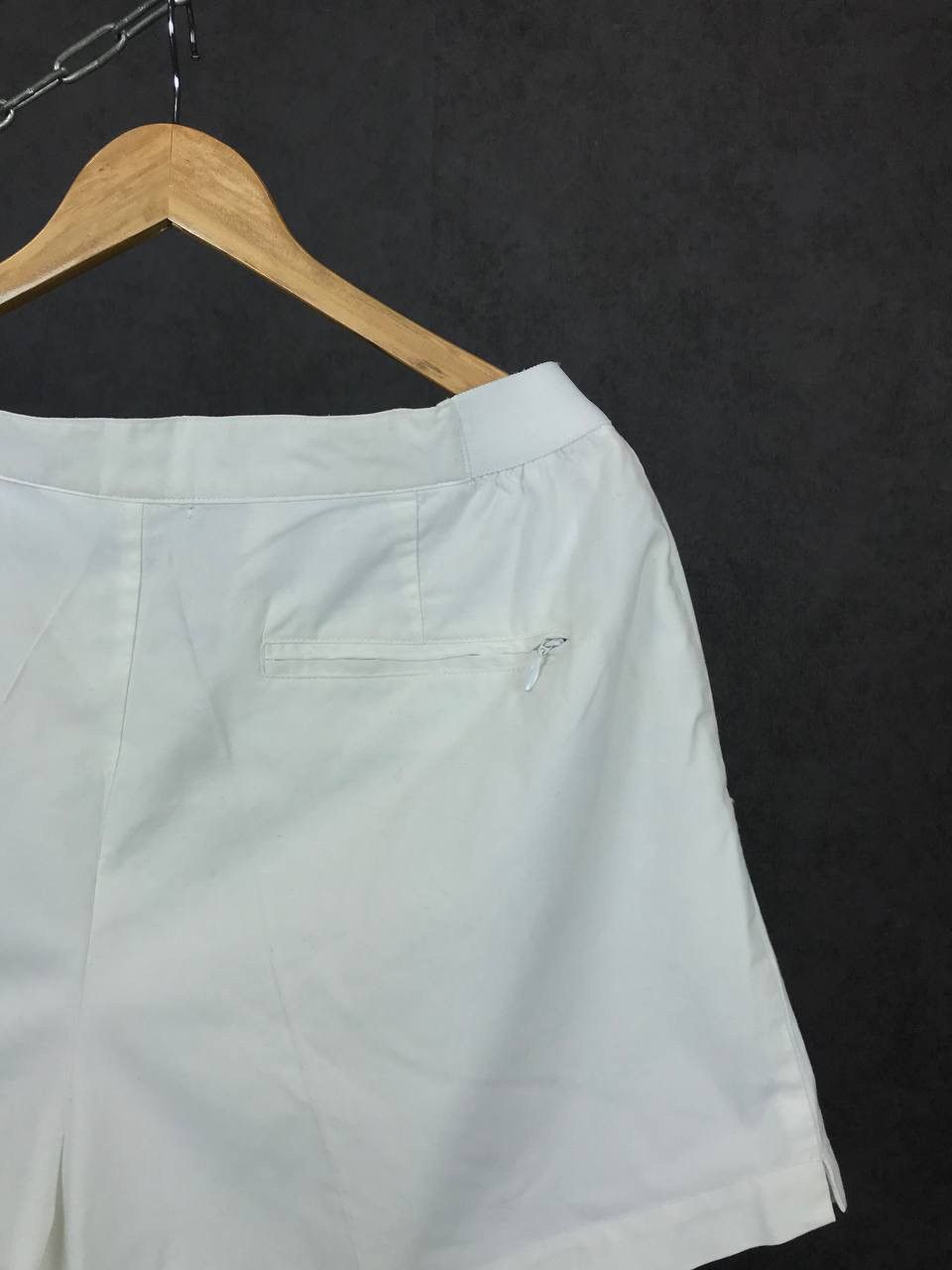Vintage Nike swoosh streetwear vintage white shorts Size US 34 / EU 50 - 6 Thumbnail