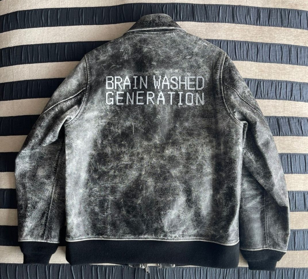 Undercover Under Cover Poplin Black Leather Jacket Size US S / EU 44-46 / 1 - 2 Thumbnail