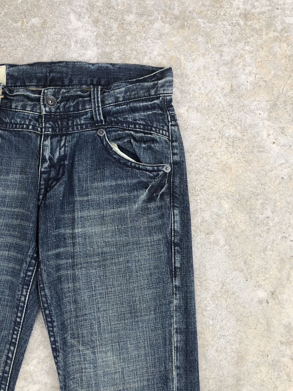 If Six Was Nine Y2k Rush hour Flared Jeans Distressed Size US 33 - 5 Thumbnail