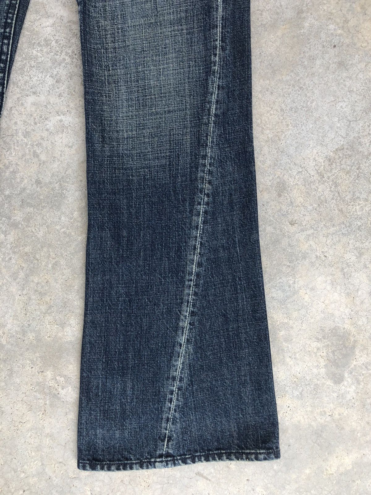 If Six Was Nine Y2k Rush hour Flared Jeans Distressed Size US 33 - 7 Thumbnail