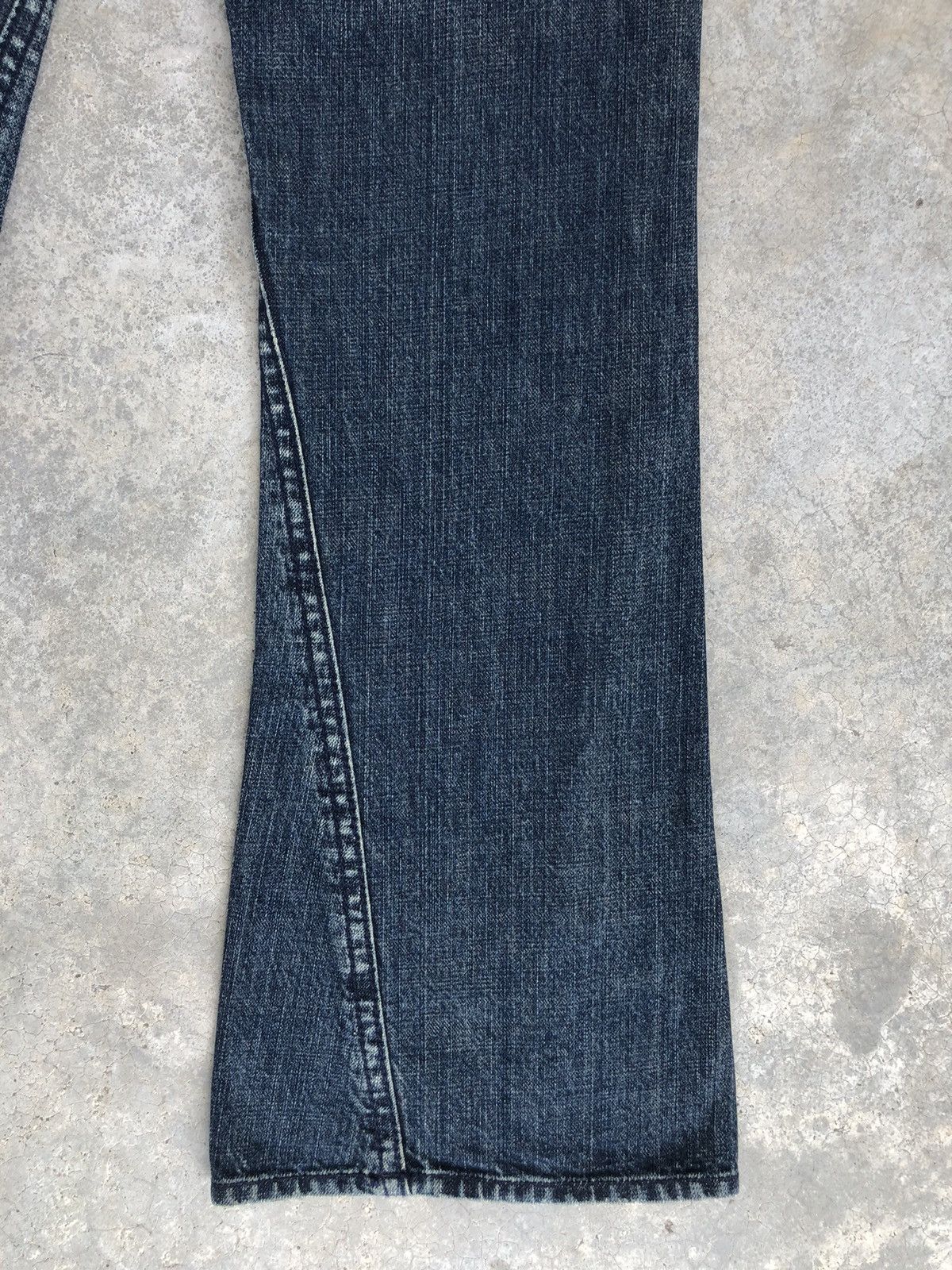 If Six Was Nine Y2k Rush hour Flared Jeans Distressed Size US 33 - 12 Thumbnail