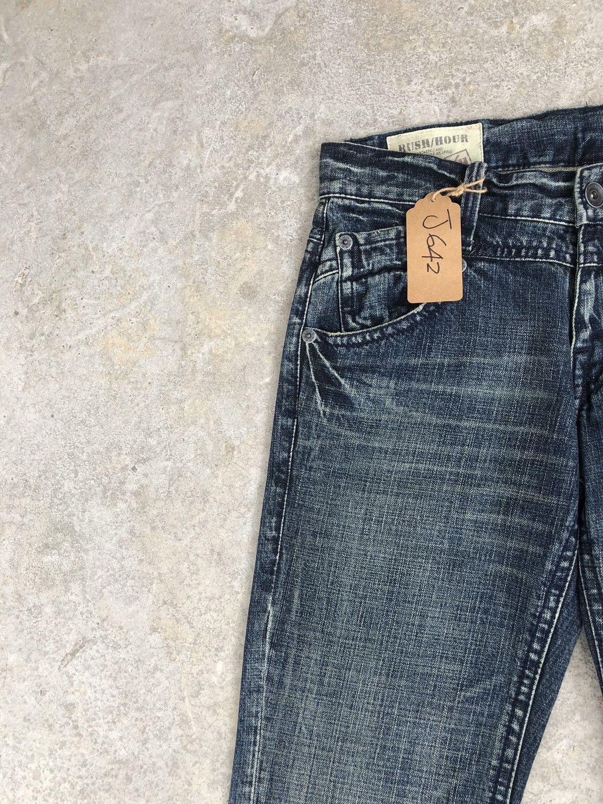 If Six Was Nine Y2k Rush hour Flared Jeans Distressed Size US 33 - 4 Thumbnail