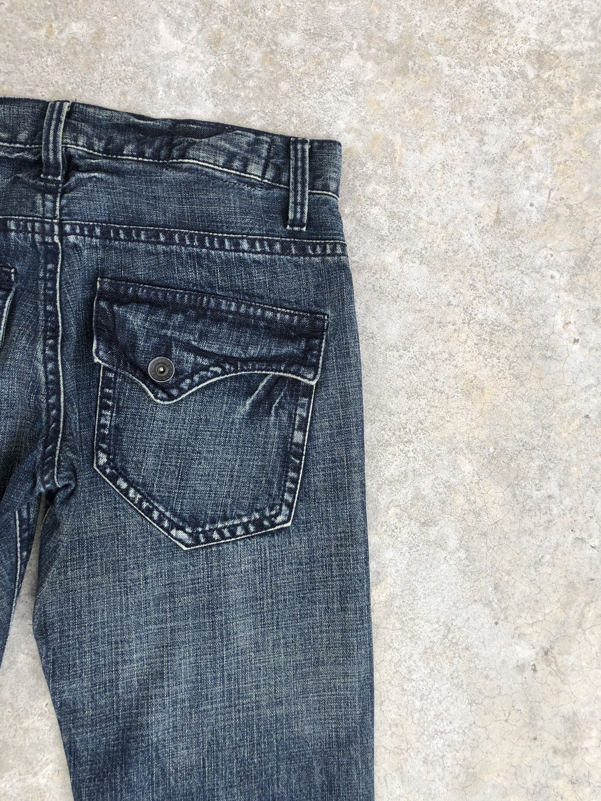 If Six Was Nine Y2k Rush hour Flared Jeans Distressed Size US 33 - 10 Thumbnail