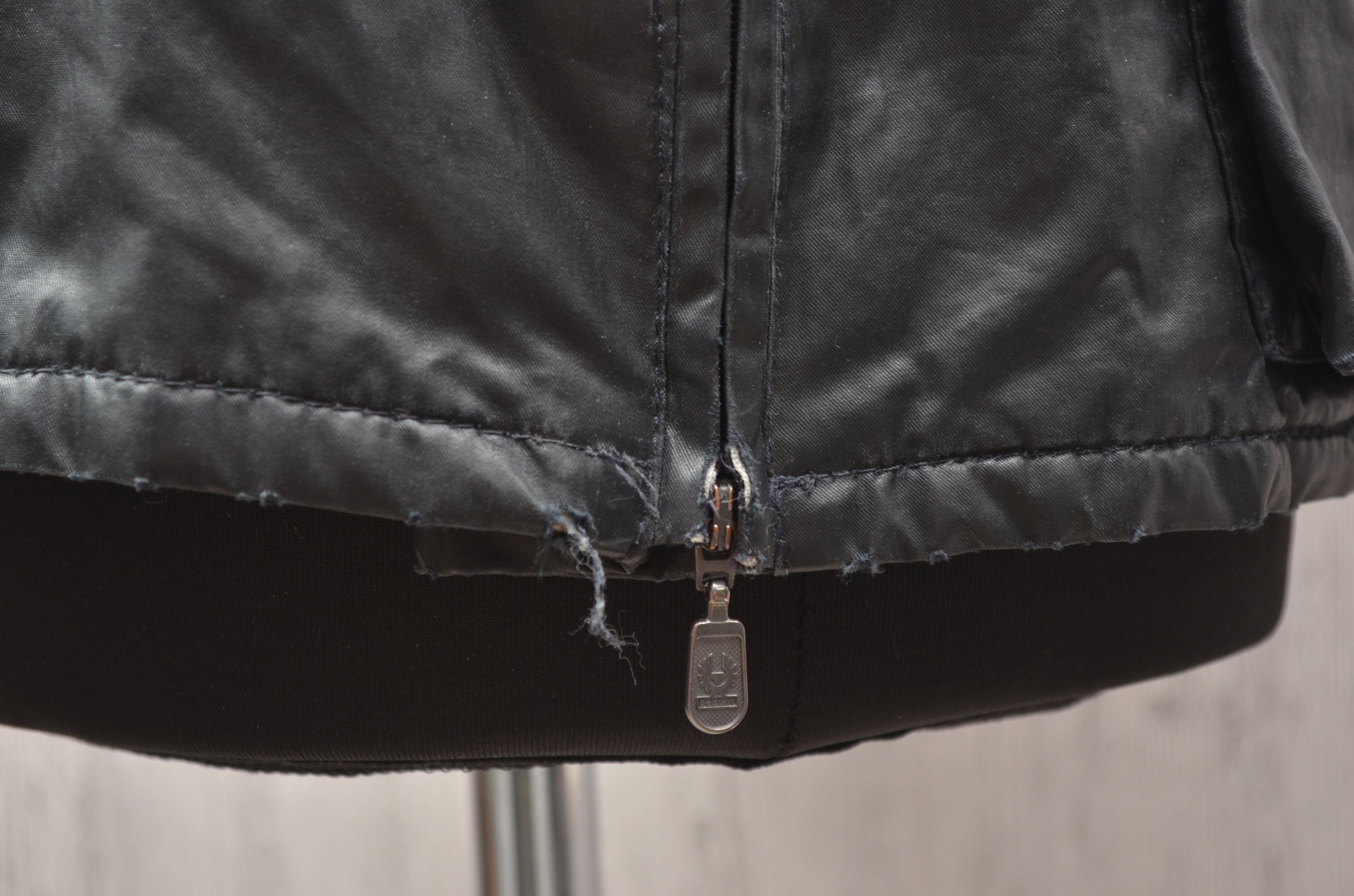 Belstaff Belstaff Womens Black Belted Cotton Polyurethane Jacket Size L / US 10 / IT 46 - 15 Thumbnail
