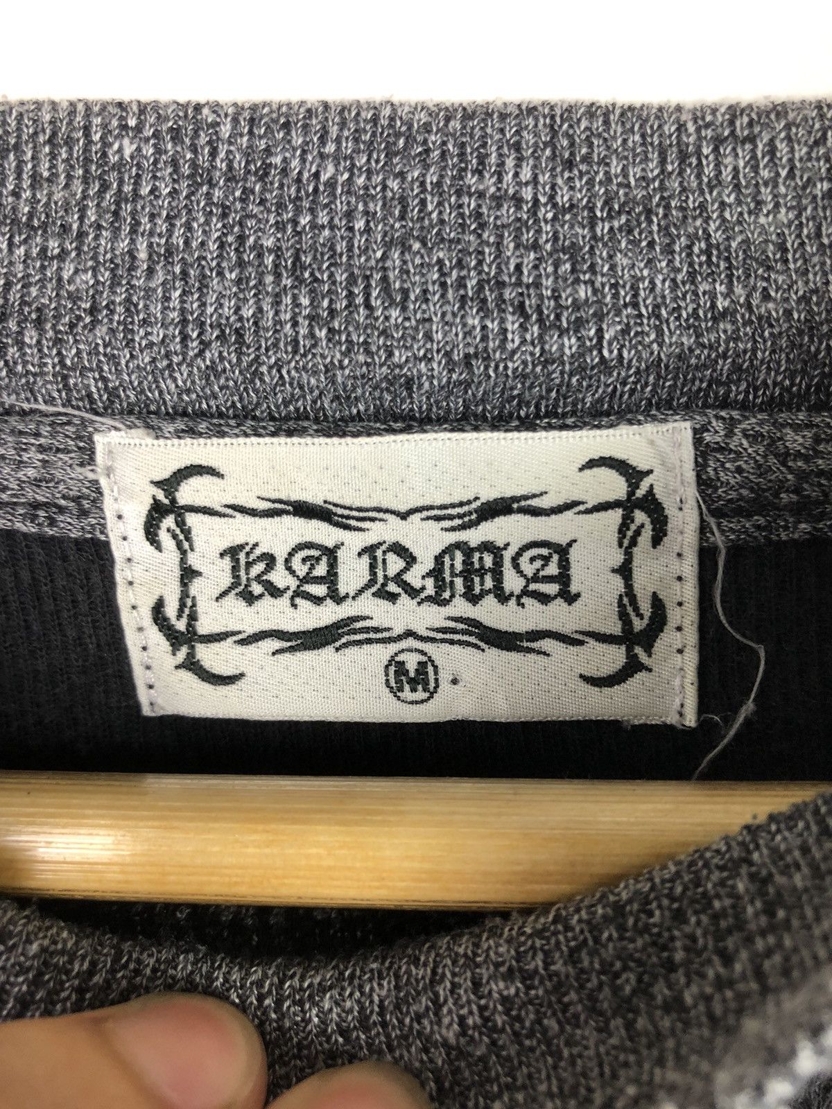 Japanese Brand Vintage Karma Mantra Sweatshirt Size US M / EU 48-50 / 2 - 9 Thumbnail