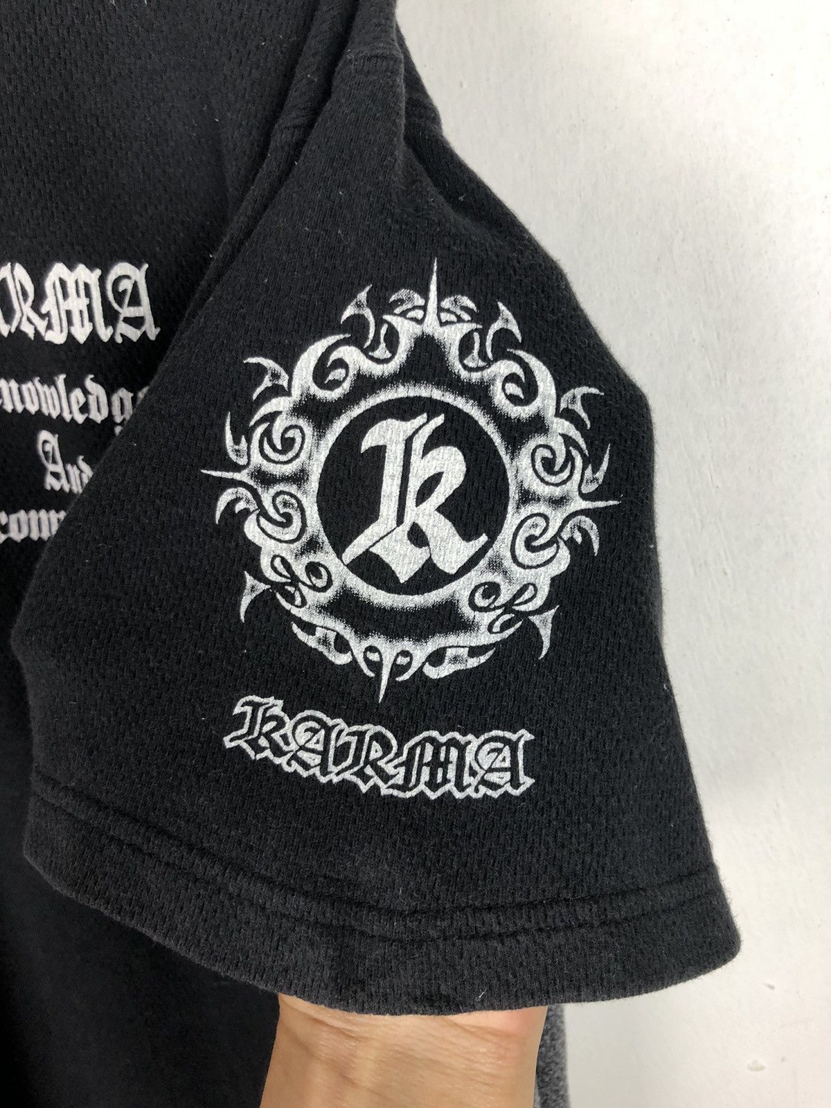 Japanese Brand Vintage Karma Mantra Sweatshirt Size US M / EU 48-50 / 2 - 10 Thumbnail