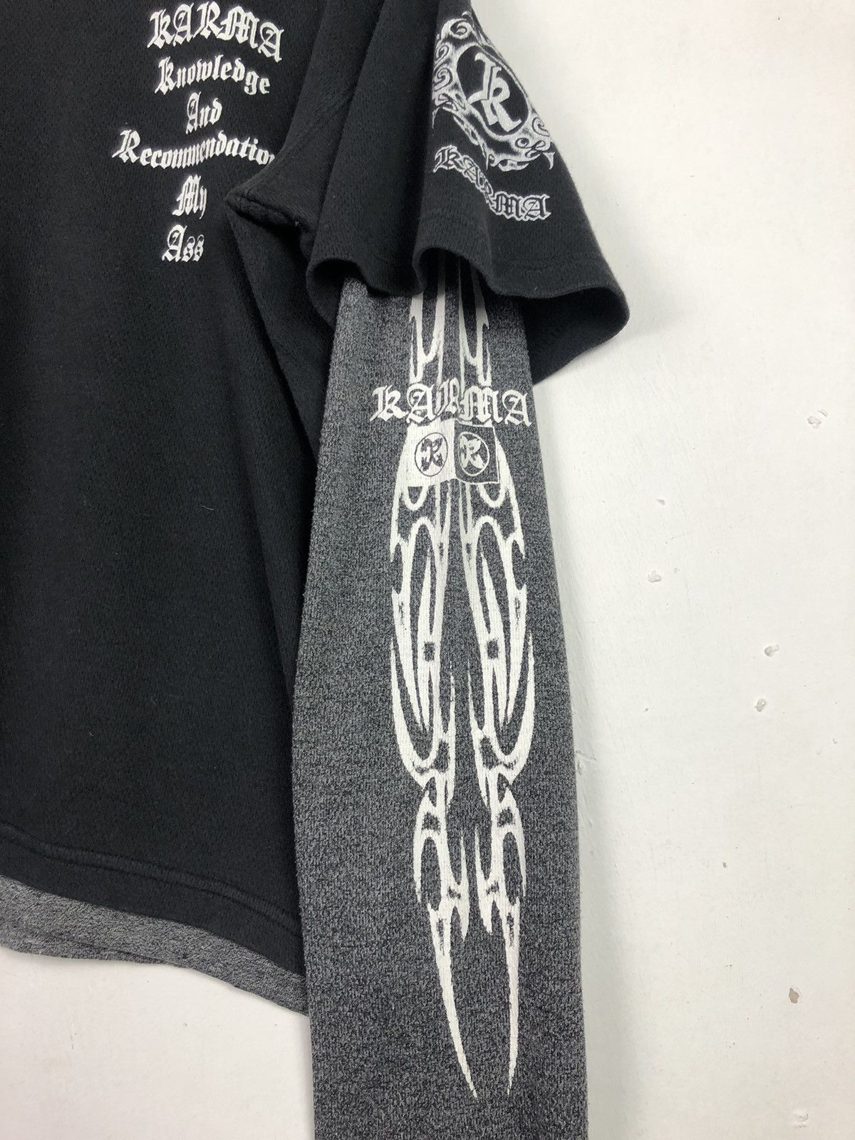 Japanese Brand Vintage Karma Mantra Sweatshirt Size US M / EU 48-50 / 2 - 11 Thumbnail