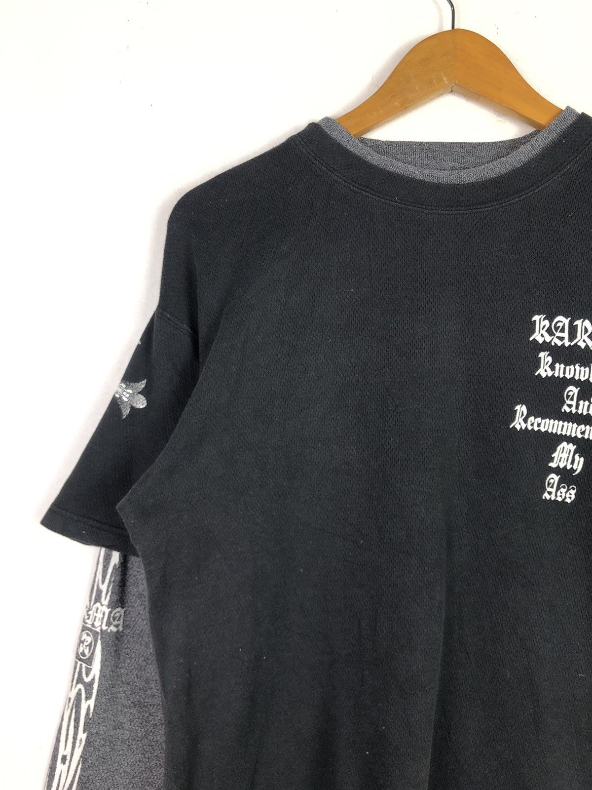 Japanese Brand Vintage Karma Mantra Sweatshirt Size US M / EU 48-50 / 2 - 6 Thumbnail