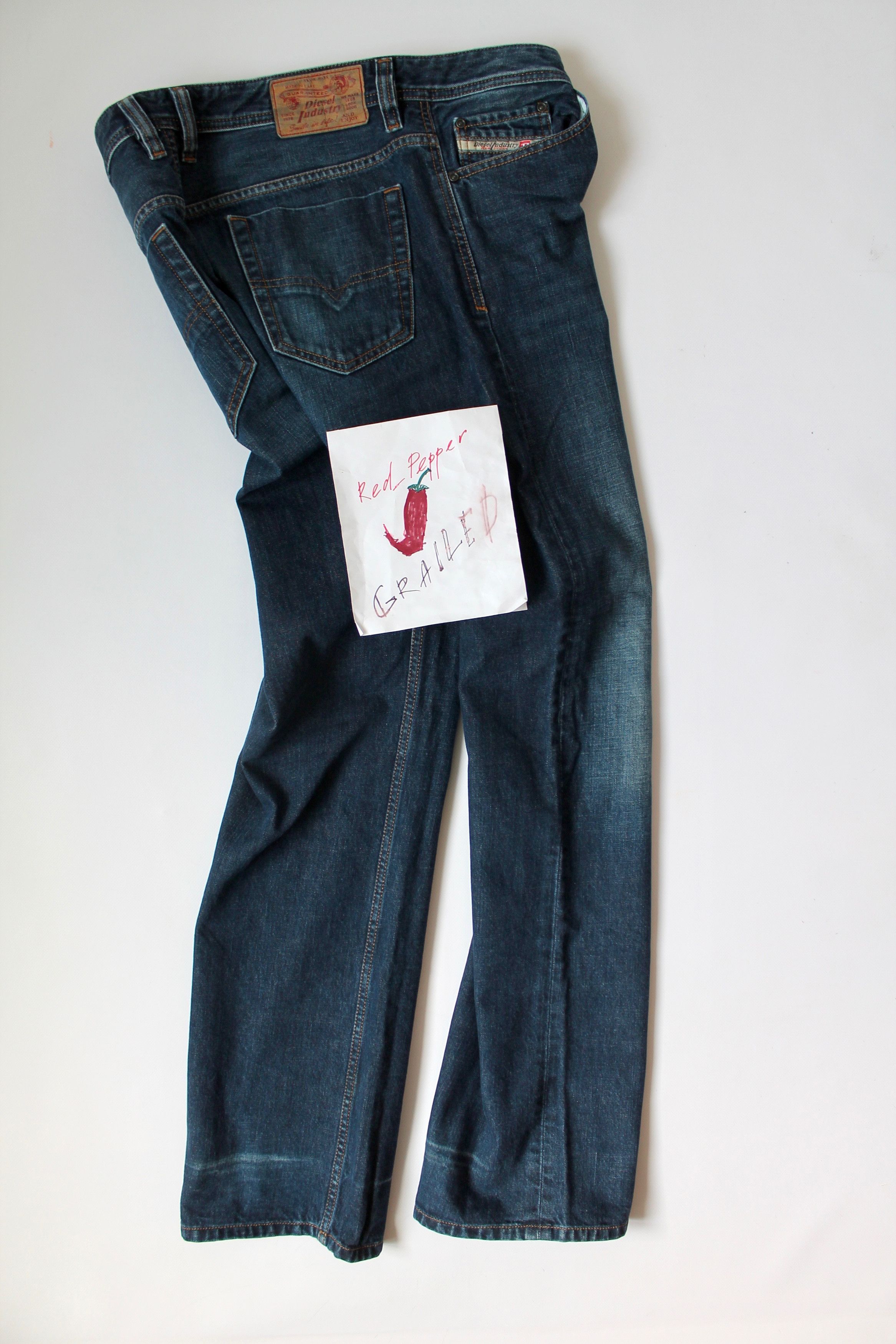 Diesel Diesel Viker Regular Straight Distressed Denim Pants Blue Size US 34 / EU 50 - 2 Thumbnail