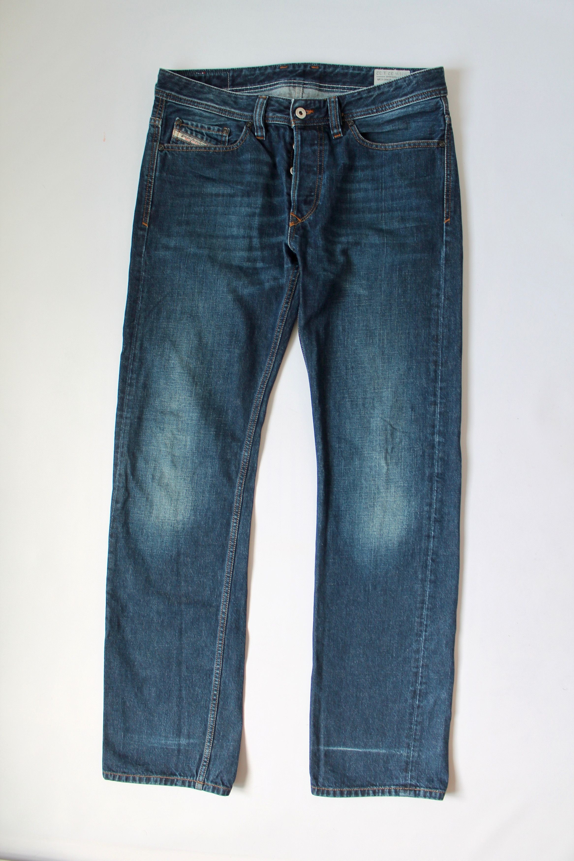 Diesel Diesel Viker Regular Straight Distressed Denim Pants Blue Size US 34 / EU 50 - 1 Thumbnail