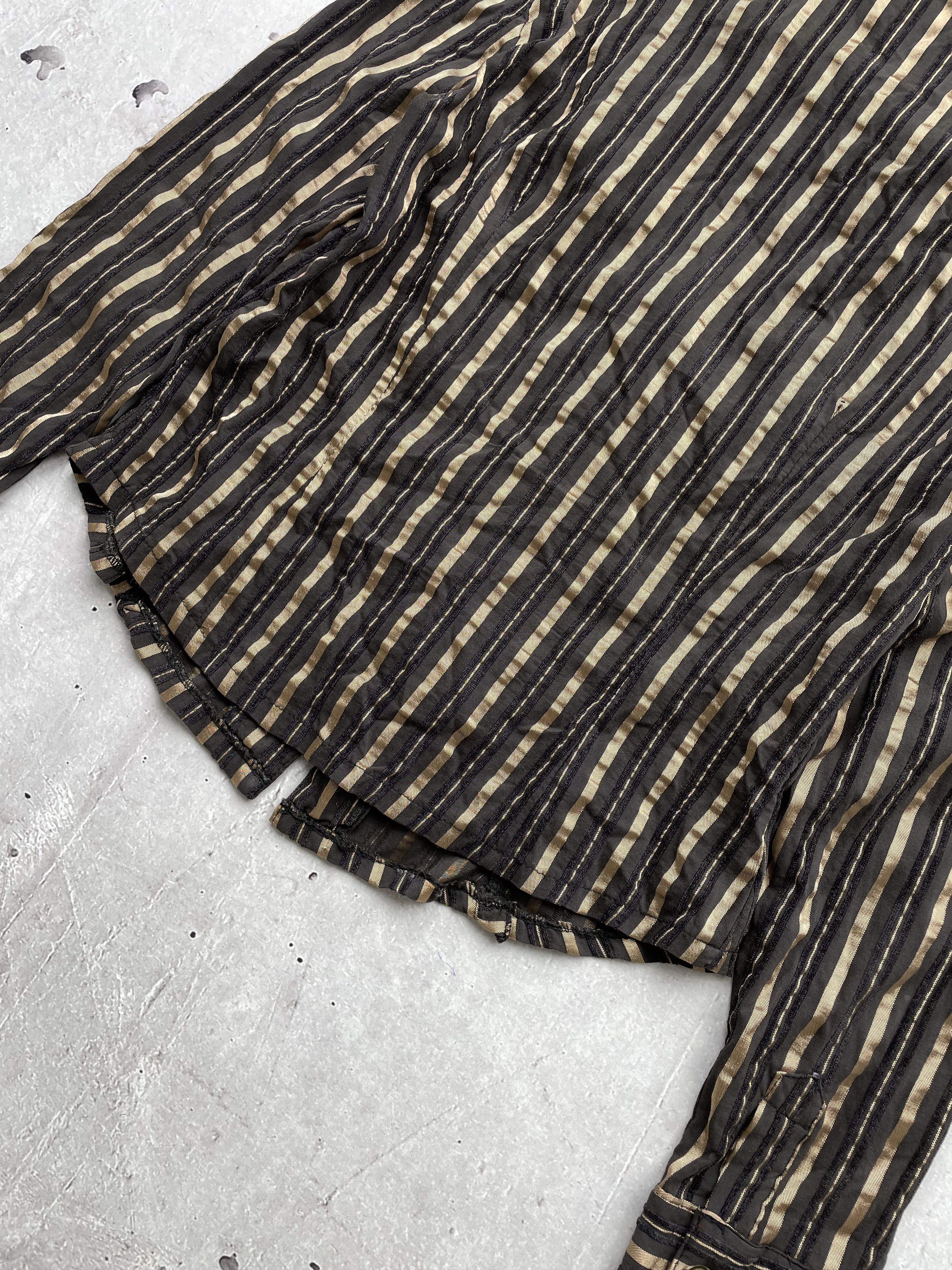 Japanese Brand Vintage Striped Blouse Size S / US 4 / IT 40 - 6 Thumbnail