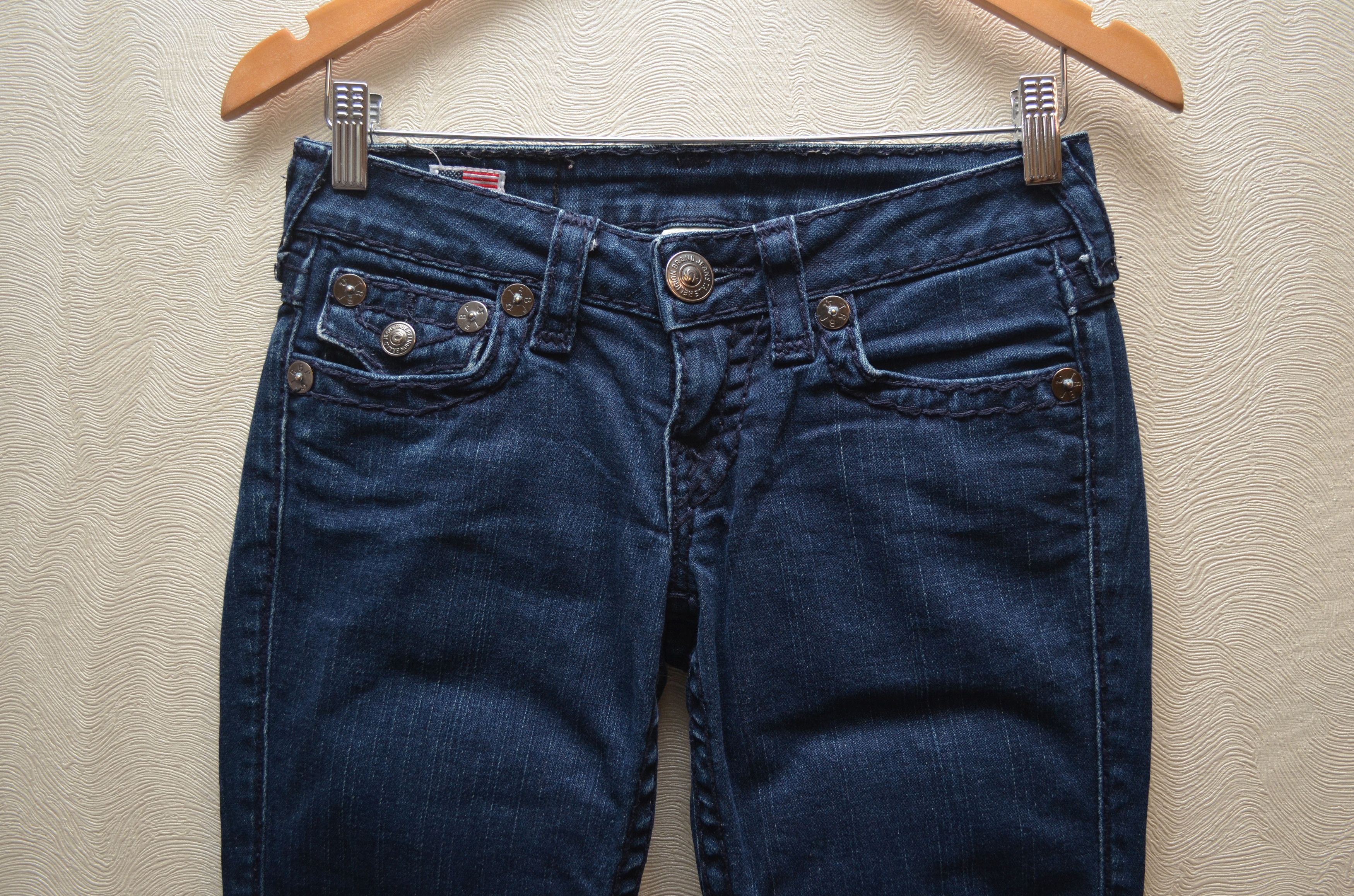 True Religion × Vintage True Religion y2k Julie Super T Skinny Jeans Sz W25 L28 Size 25" / US 0 / IT 36 - 3 Thumbnail