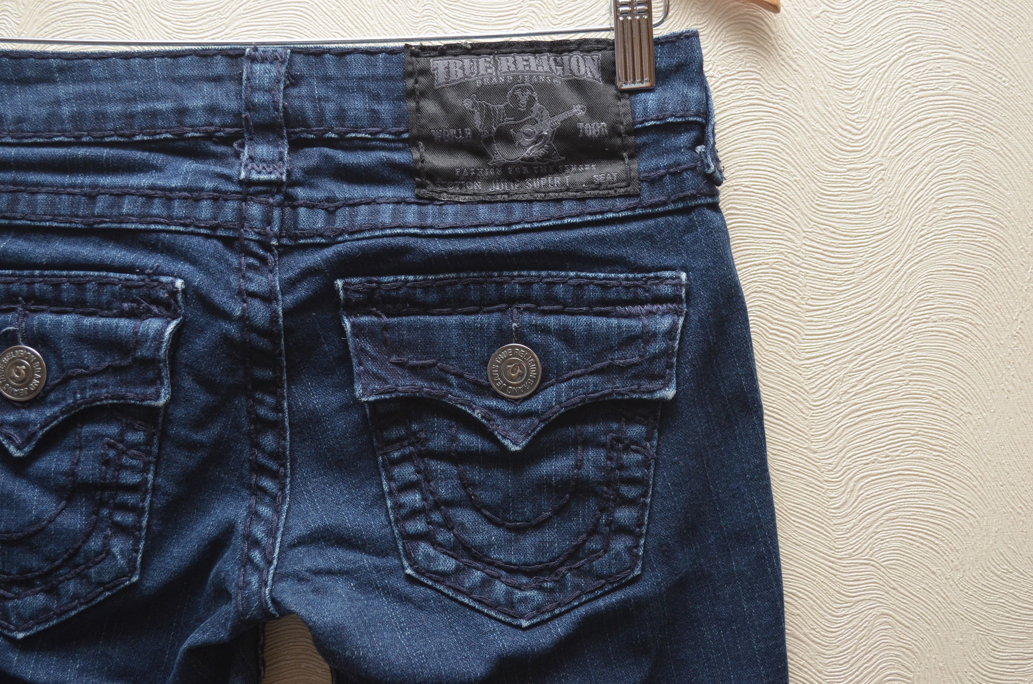 True Religion × Vintage True Religion y2k Julie Super T Skinny Jeans Sz W25 L28 Size 25" / US 0 / IT 36 - 7 Thumbnail